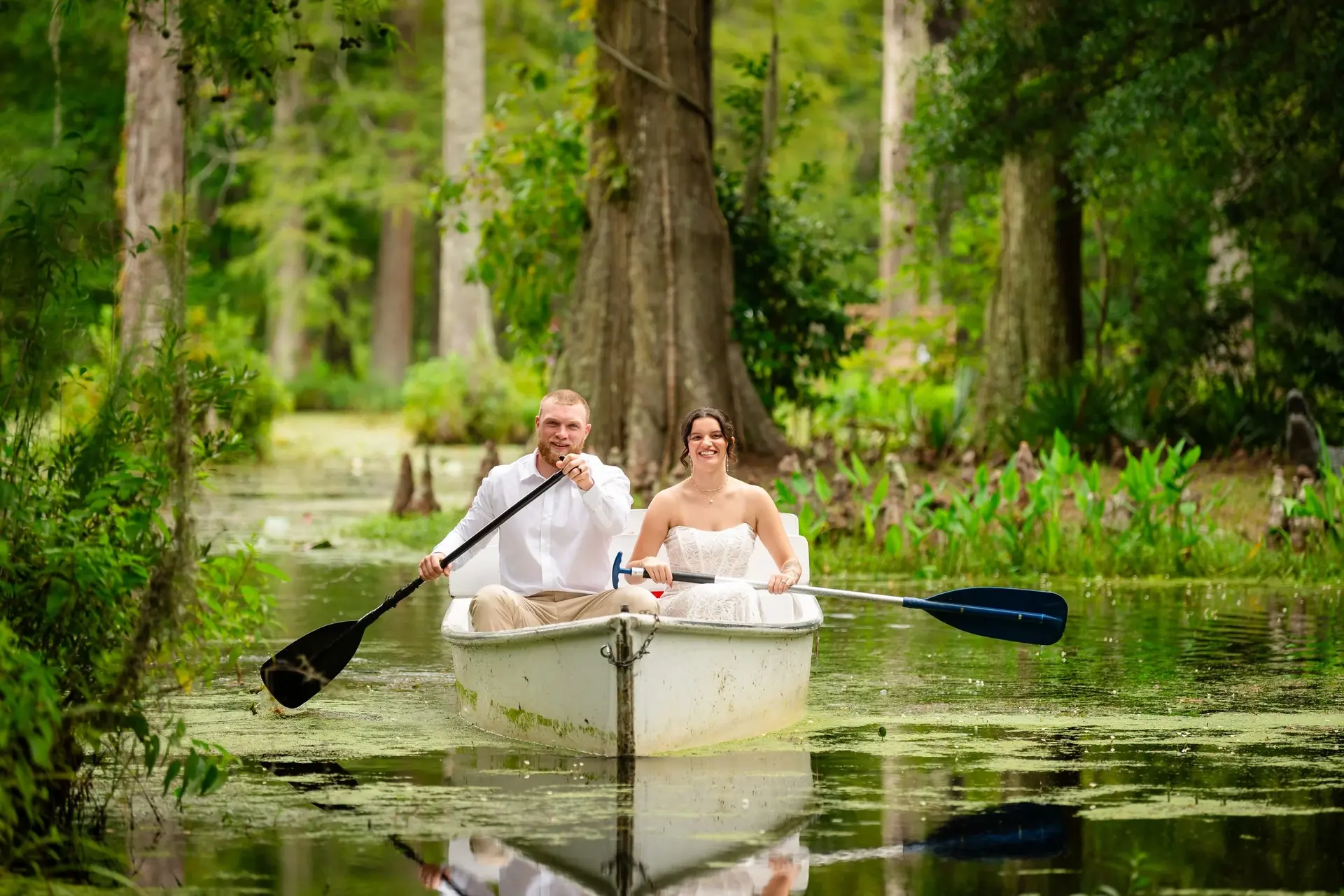 Cypress Gardens elopement photo