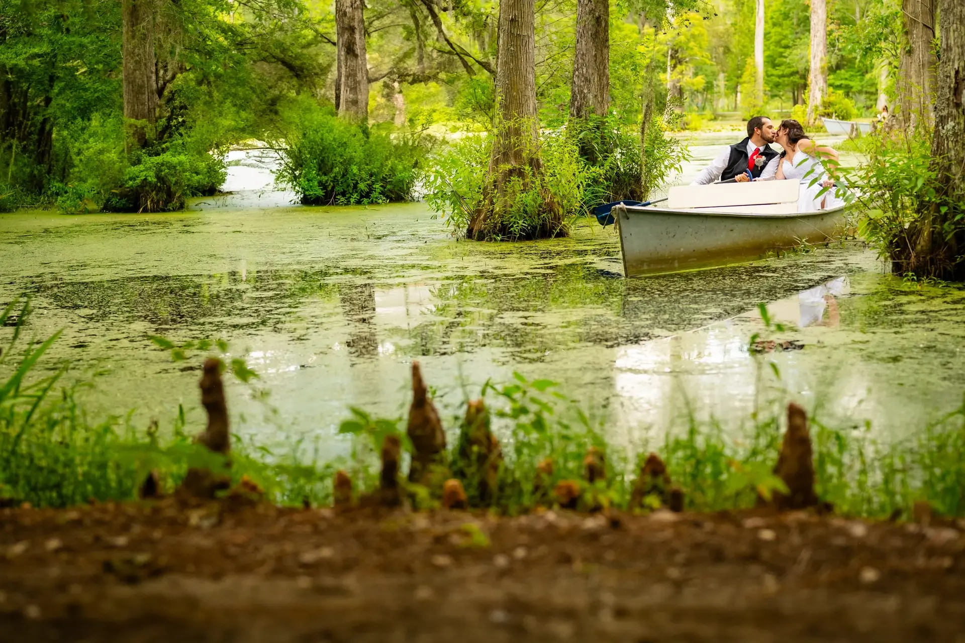 Cypress Gardens elopement photos — real ceremony in Charleston, SC