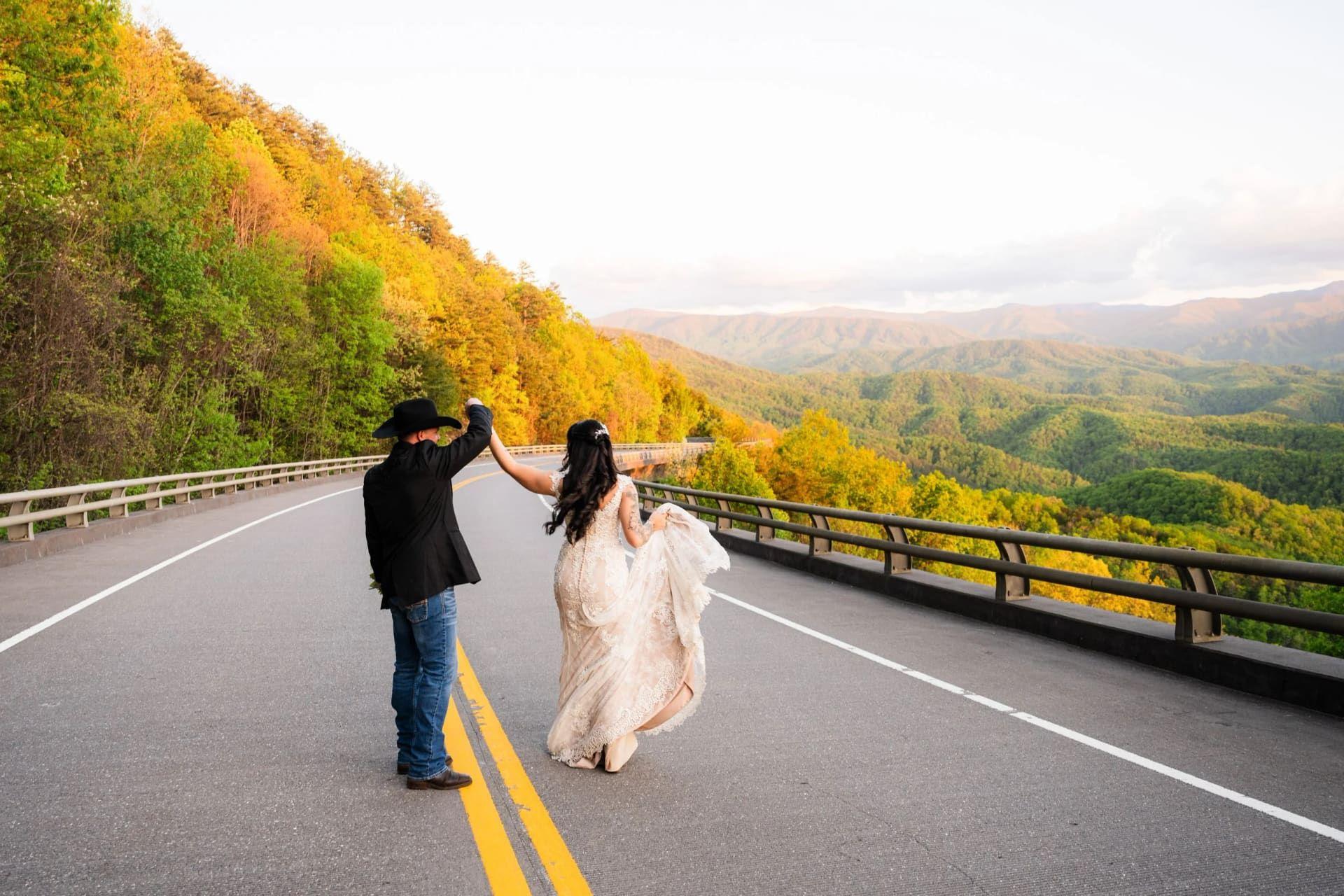 Gatlinburg Wedding Chapel elopement photo