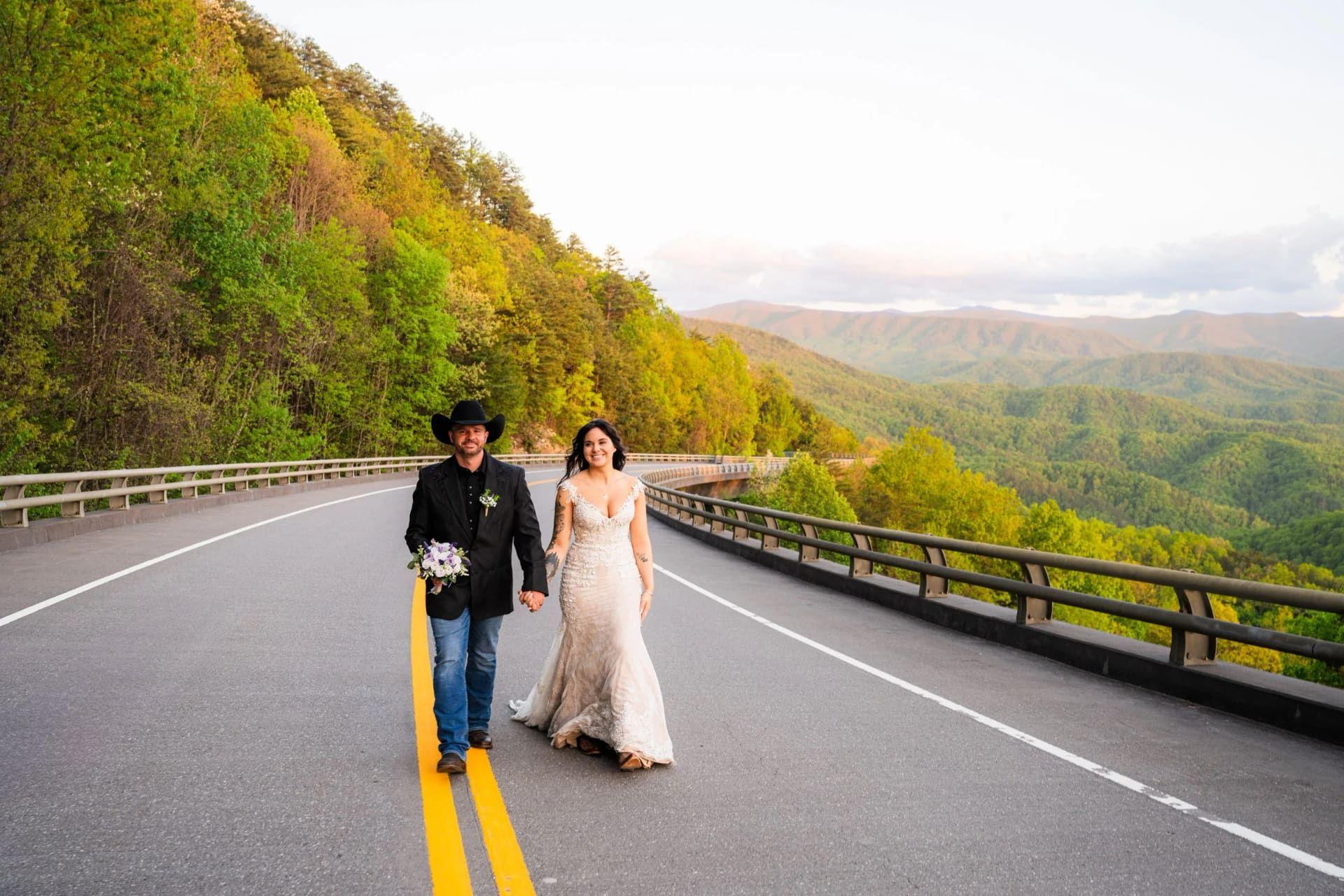 Gatlinburg Wedding Chapel elopement photo