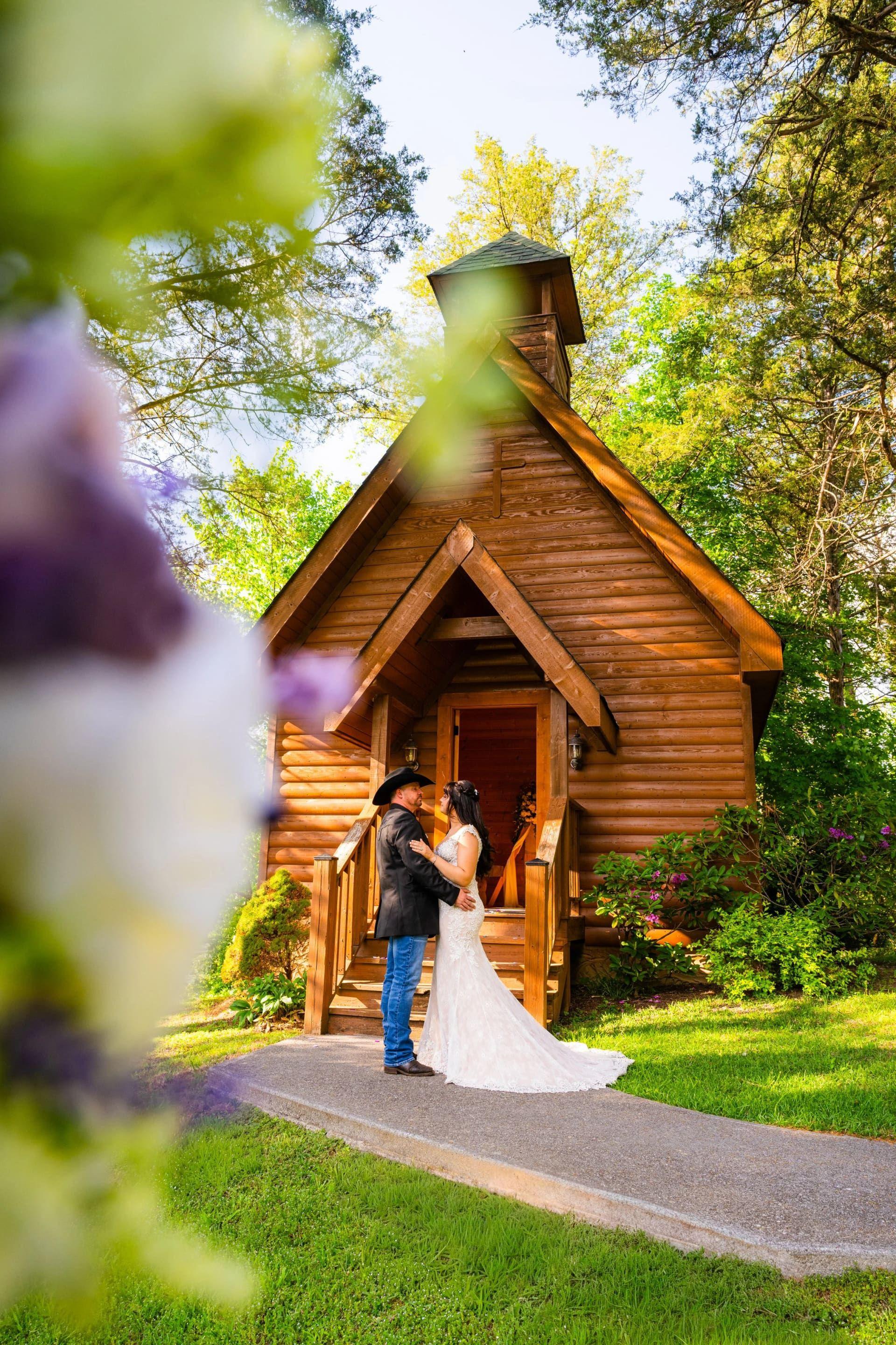 Gatlinburg Wedding Chapel elopement photo