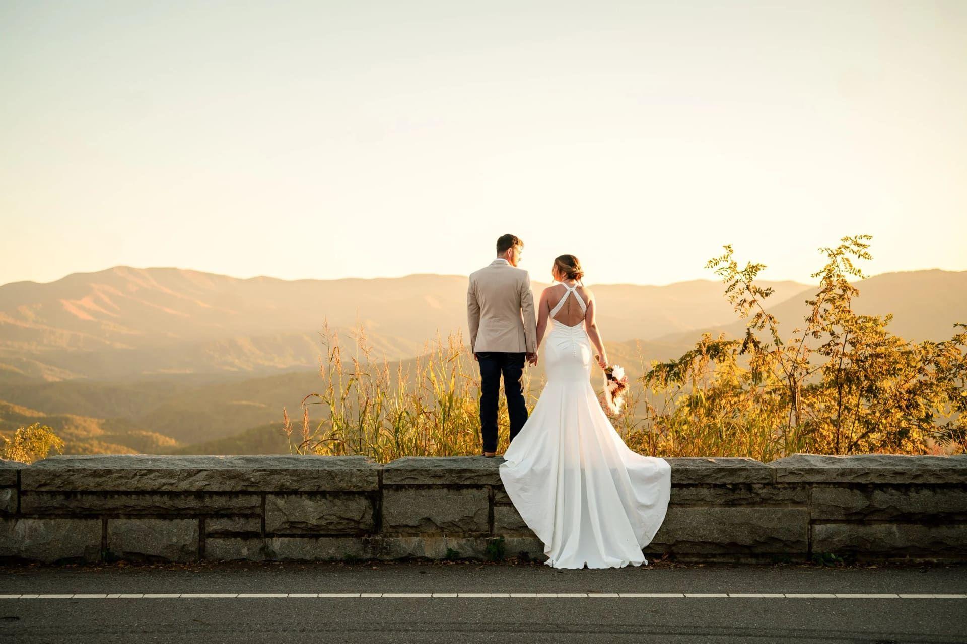 Foothills Parkway elopement photo