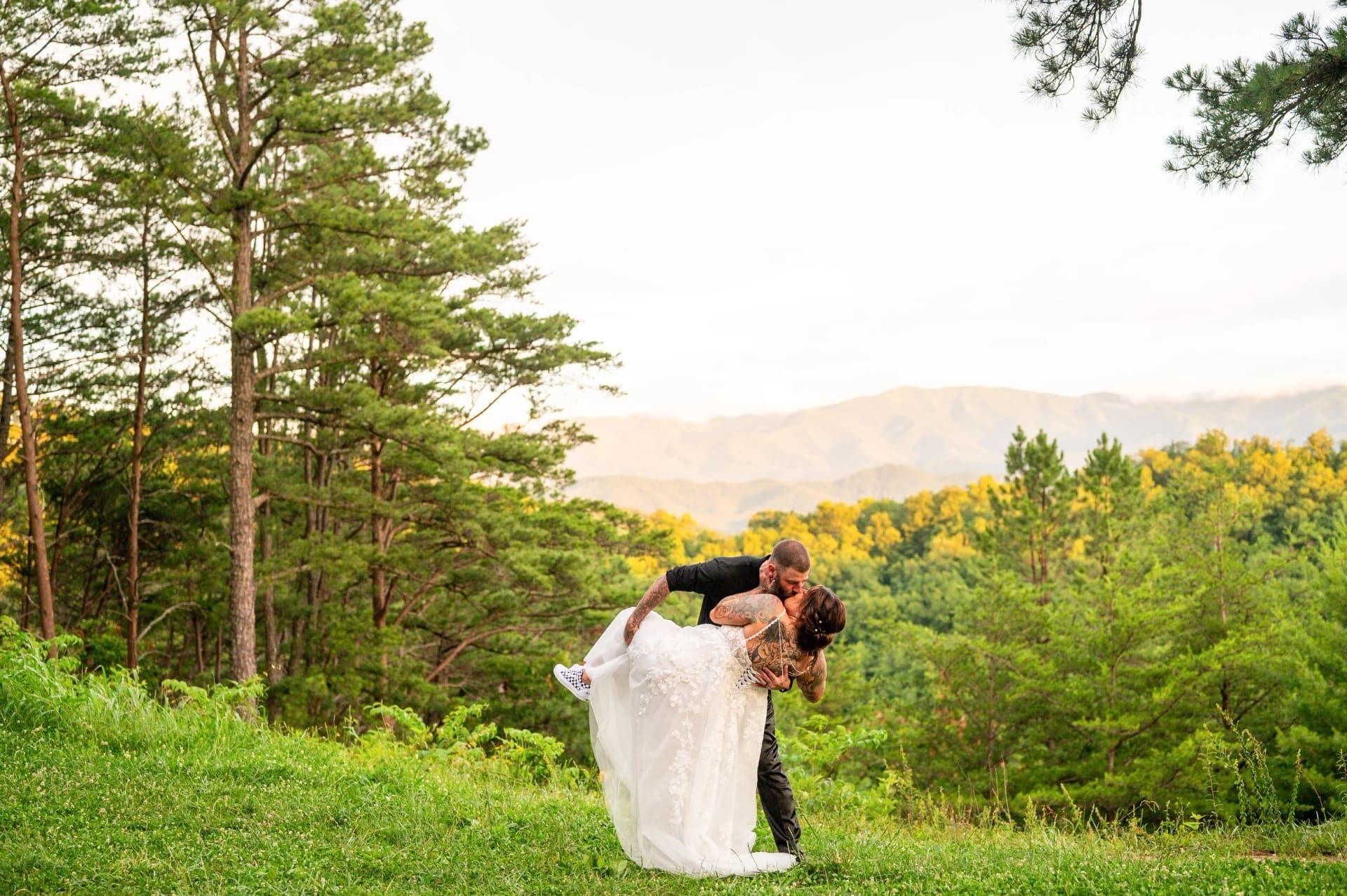 Foothills Parkway elopement photo