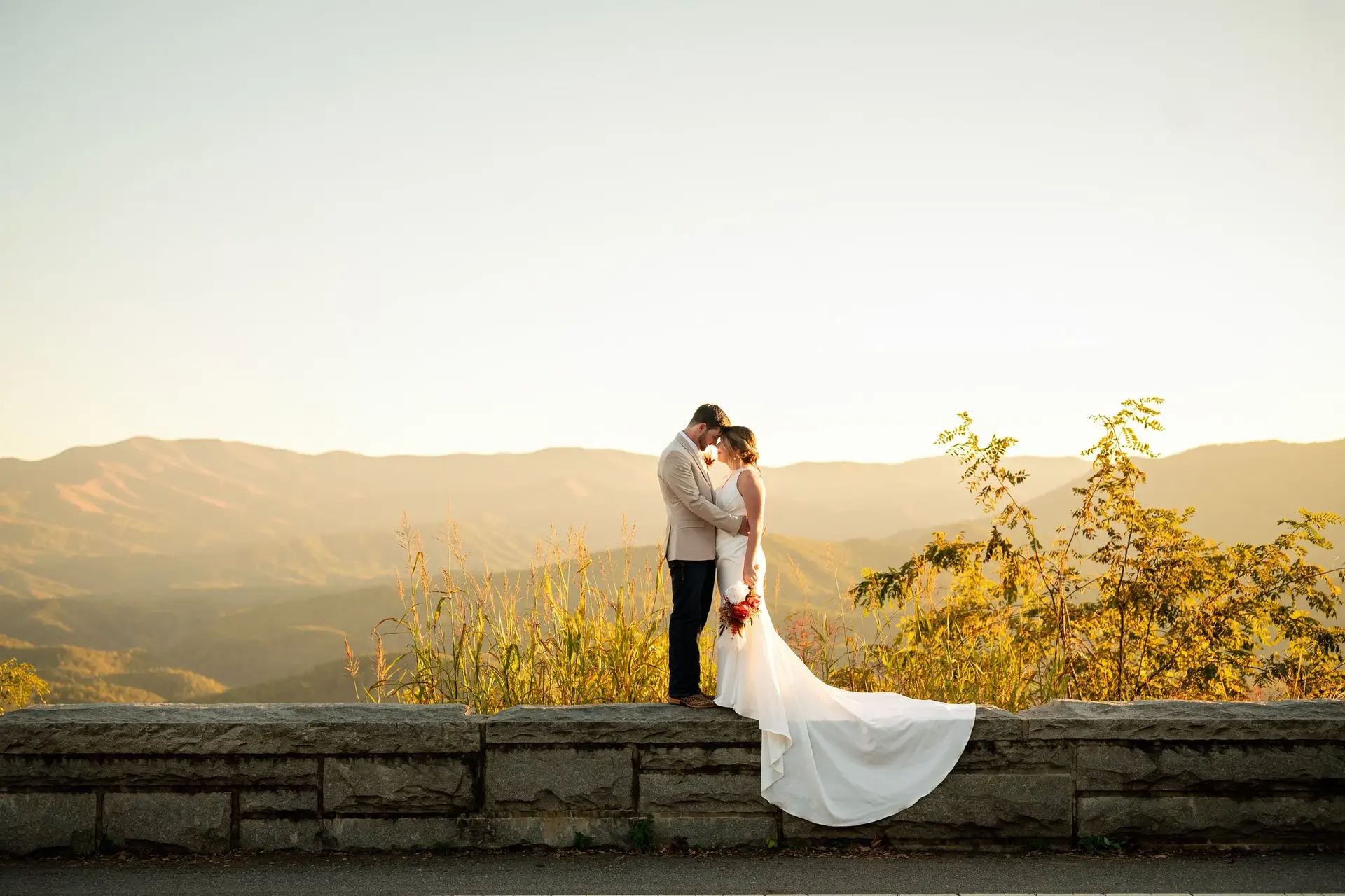 Foothills Parkway elopement photo
