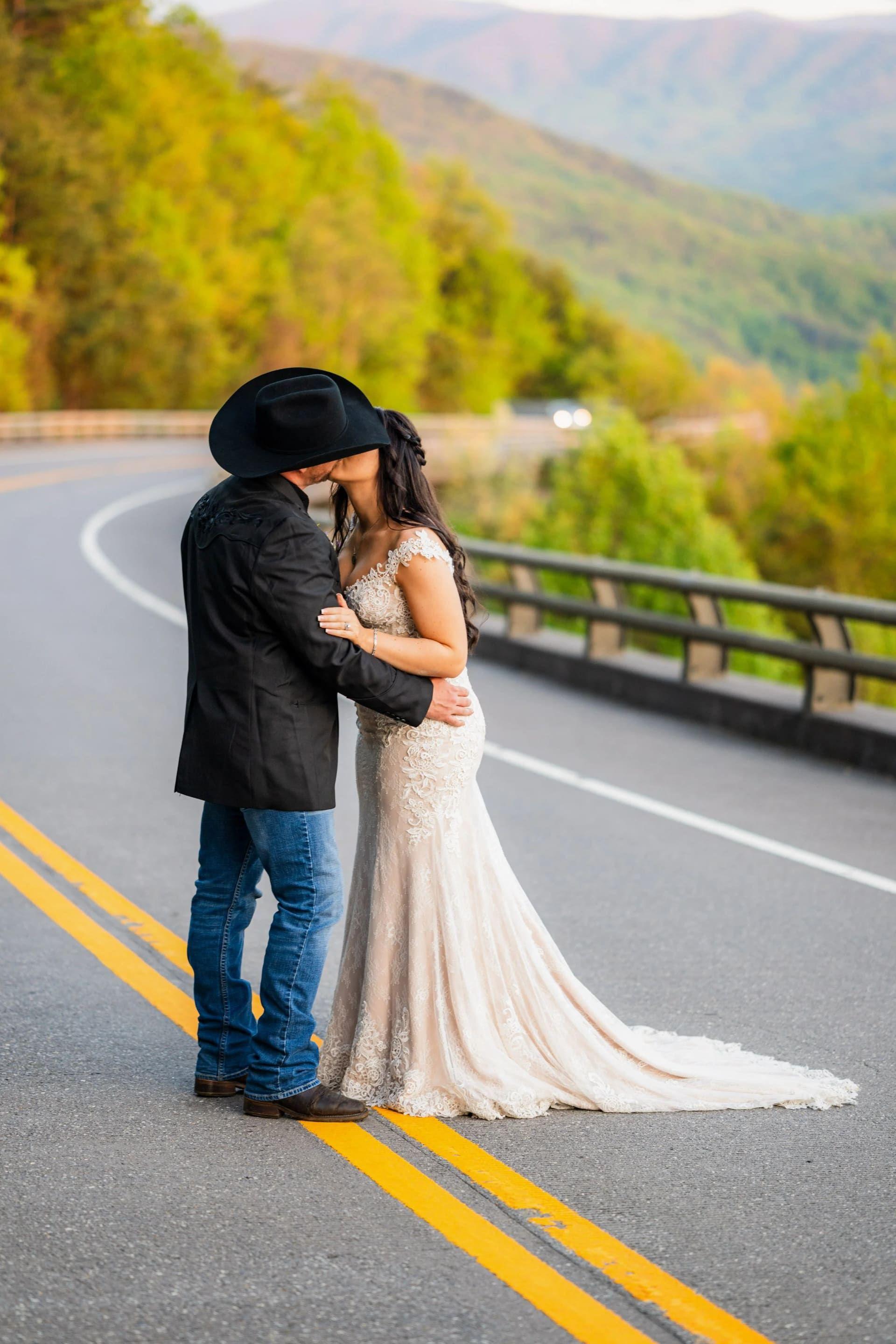 Foothills Parkway elopement photo