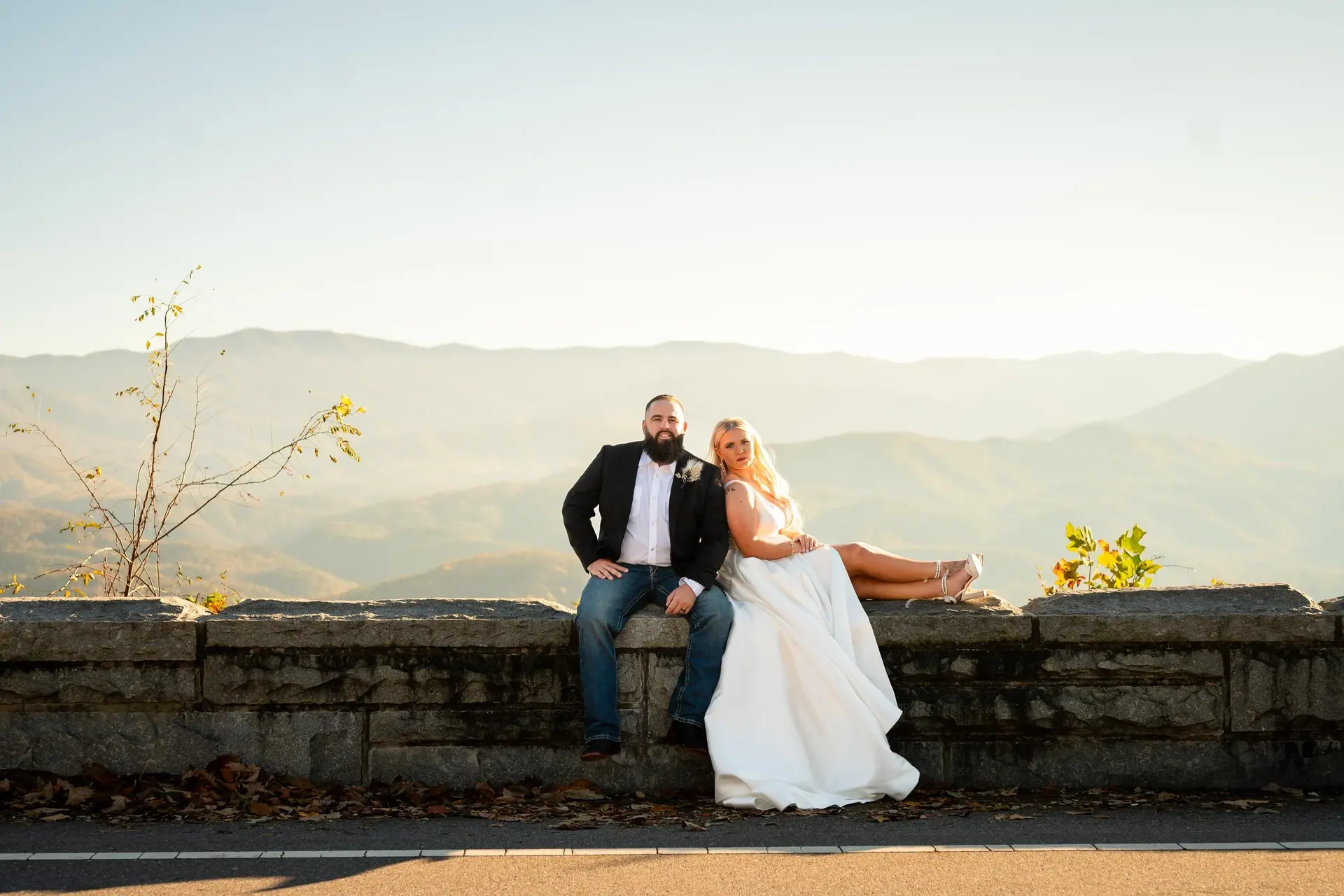 Foothills Parkway elopement photo