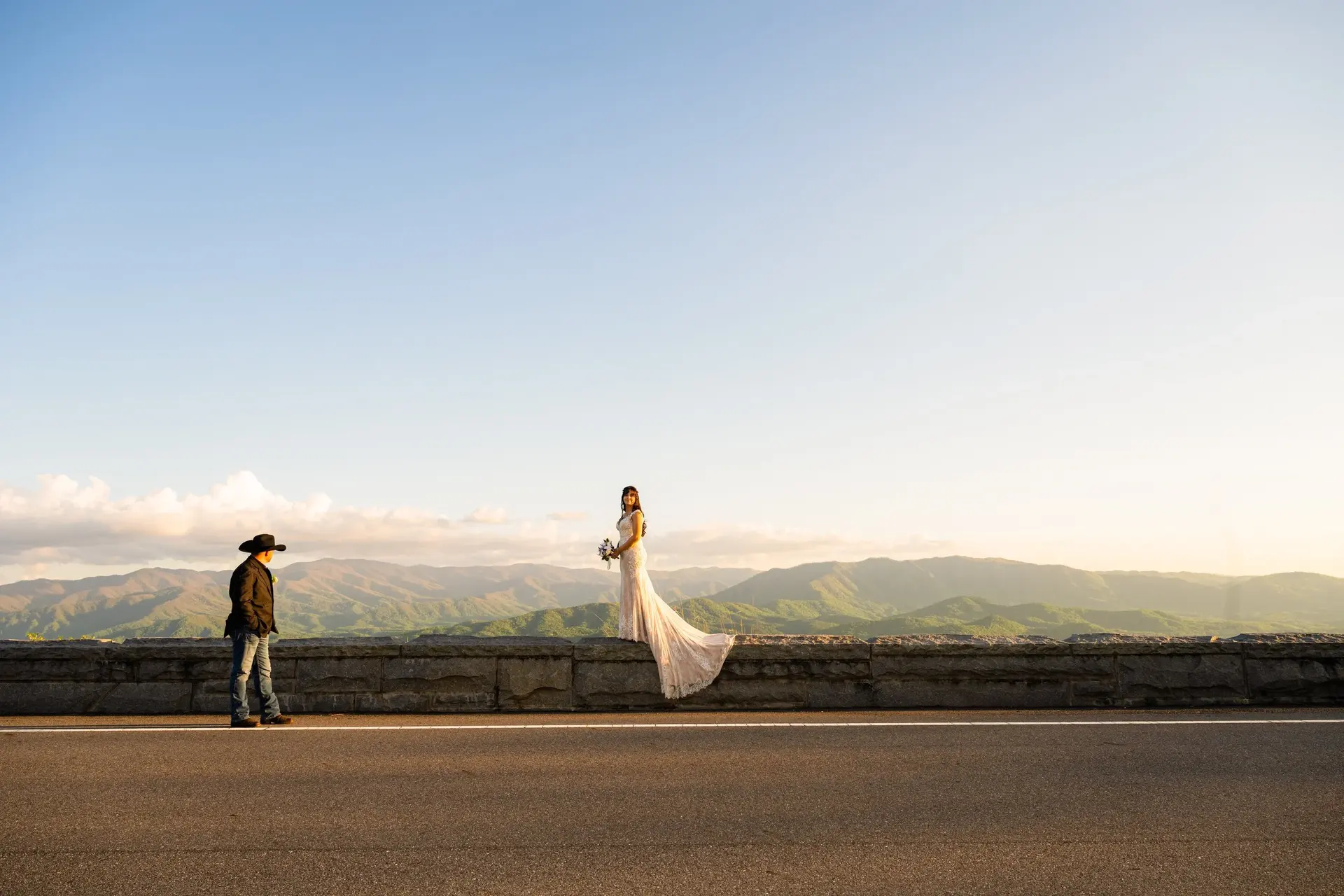 Foothills Parkway elopement photo