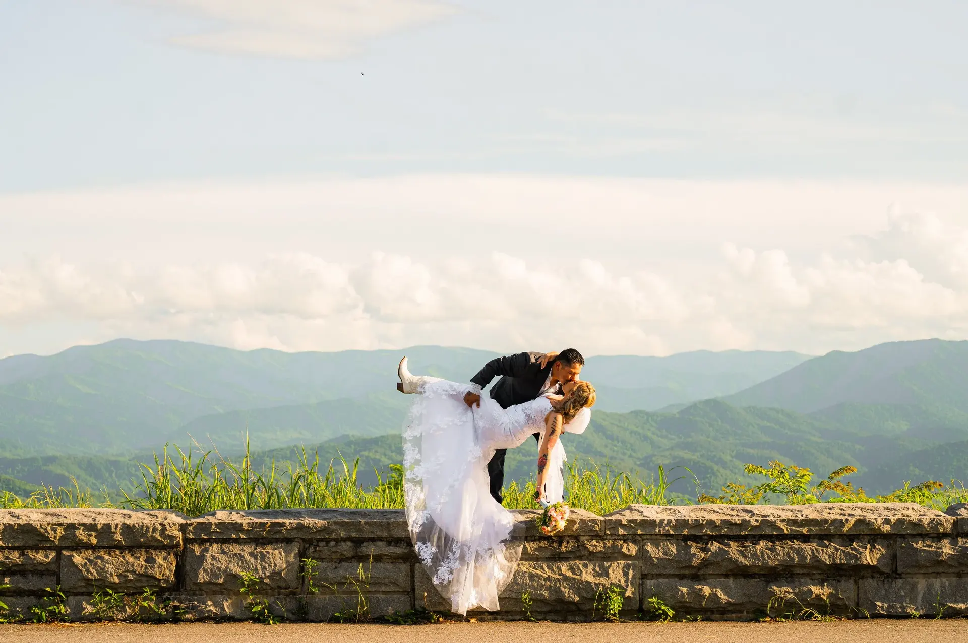 Foothills Parkway elopement photo