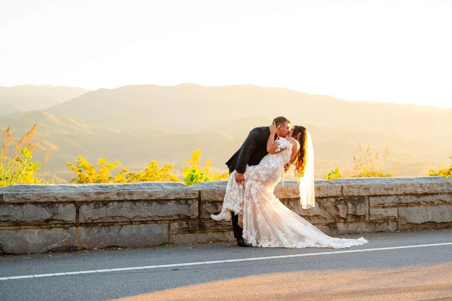 Foothills Parkway elopement photo