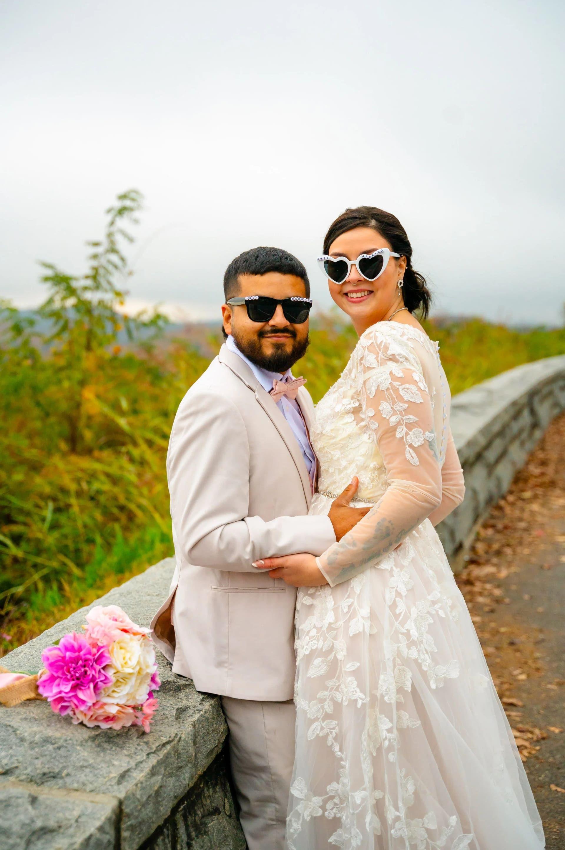 Foothills Parkway elopement photo