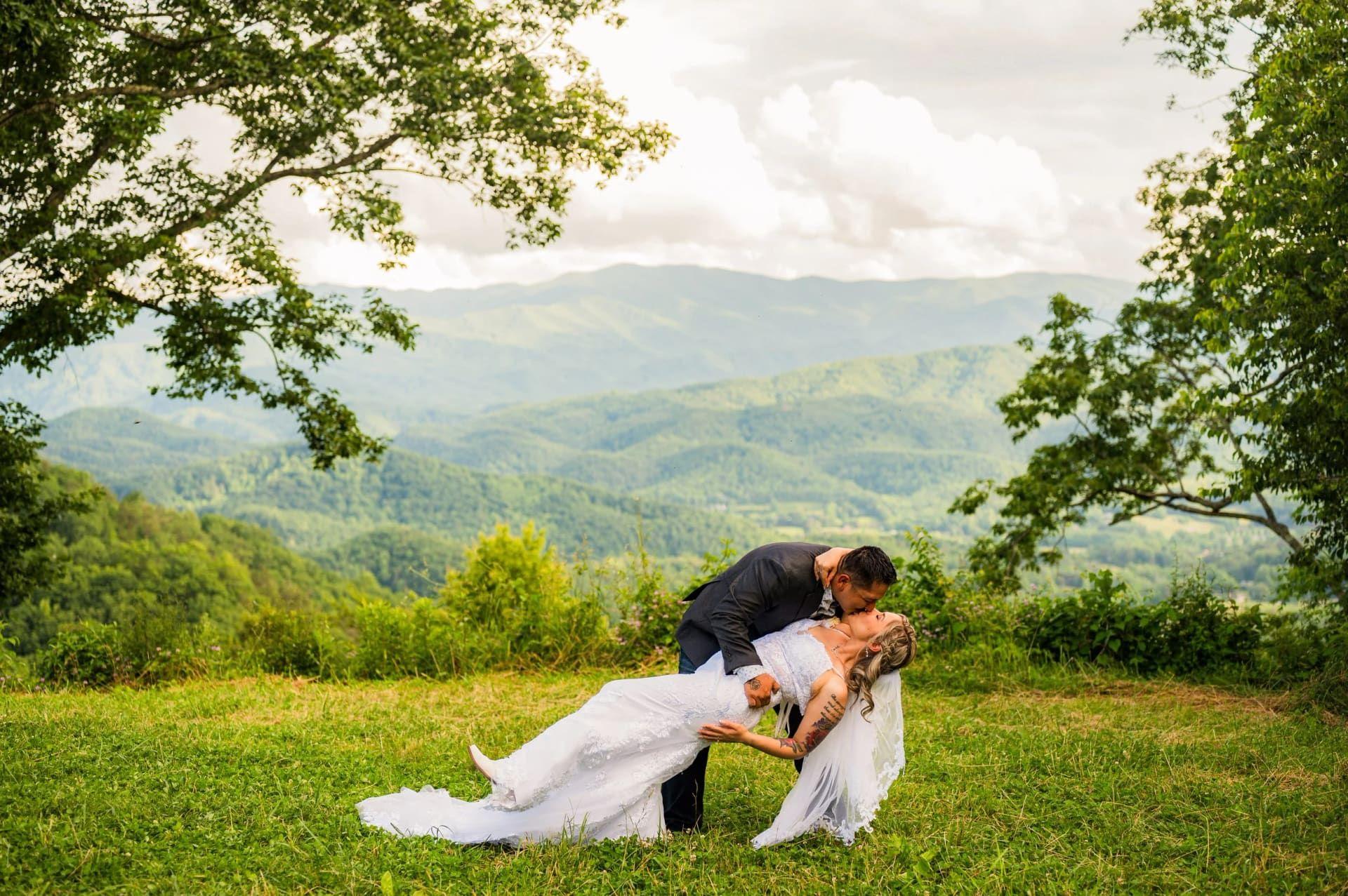 Foothills Parkway elopement photo