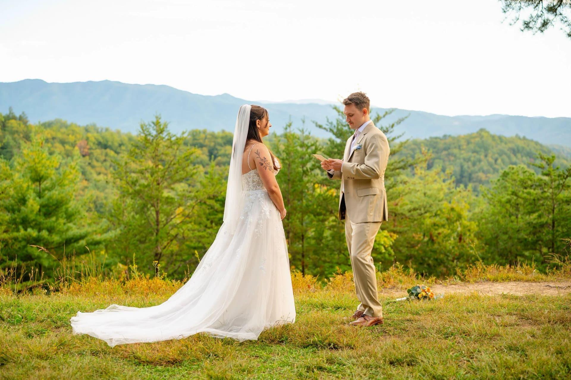 Foothills Parkway elopement photo