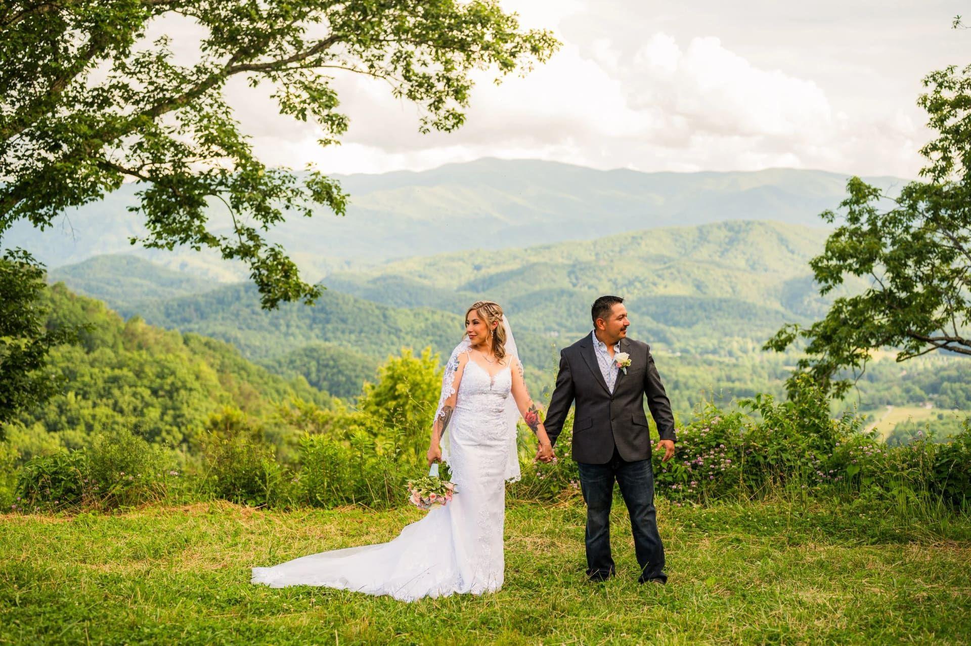 Foothills Parkway elopement photo