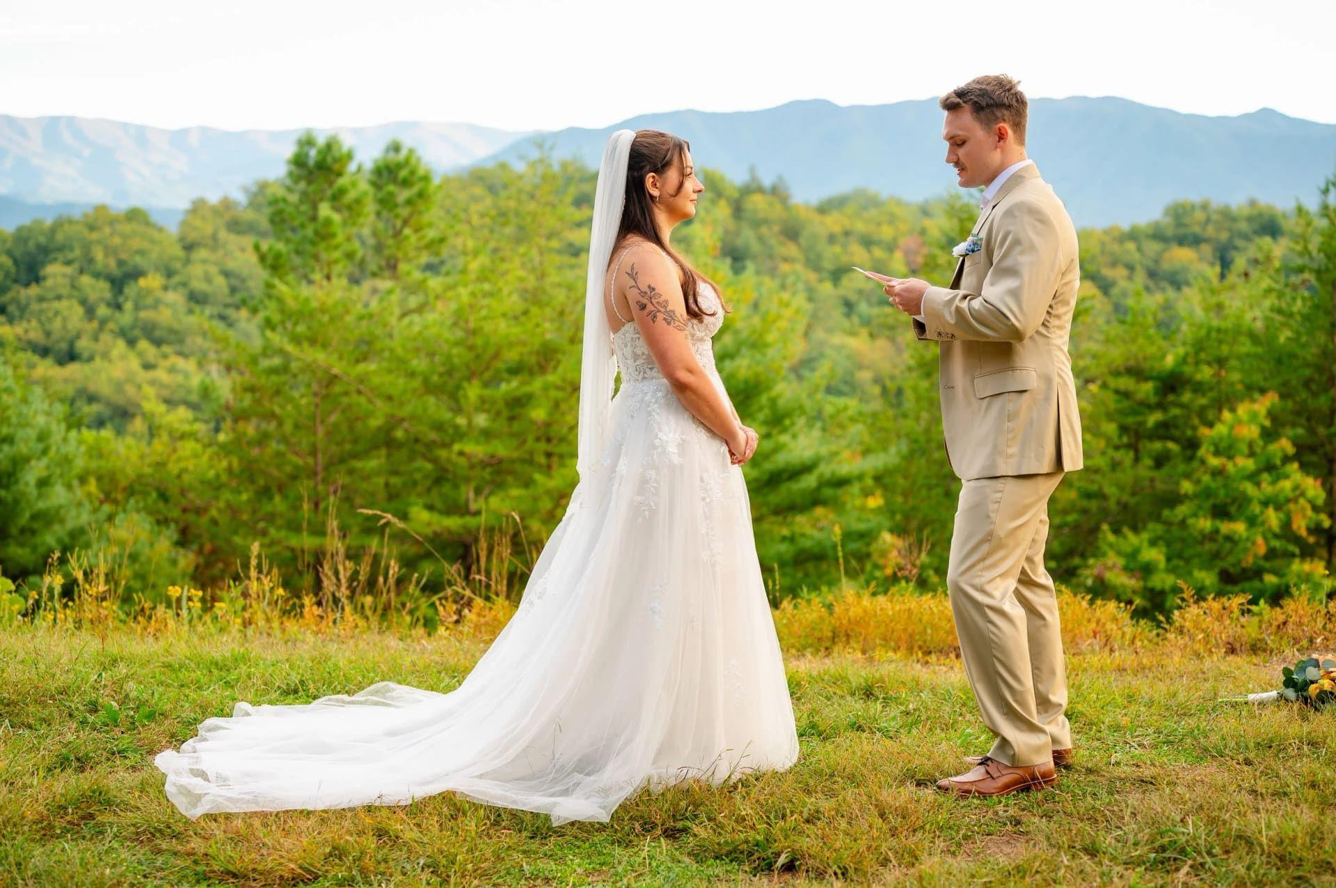 Foothills Parkway elopement photo