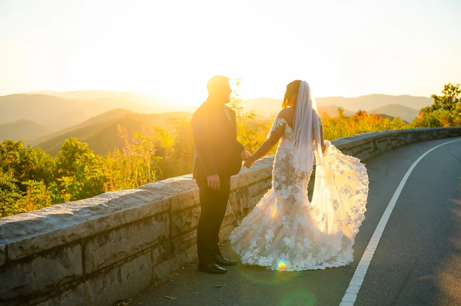 Foothills Parkway elopement photo