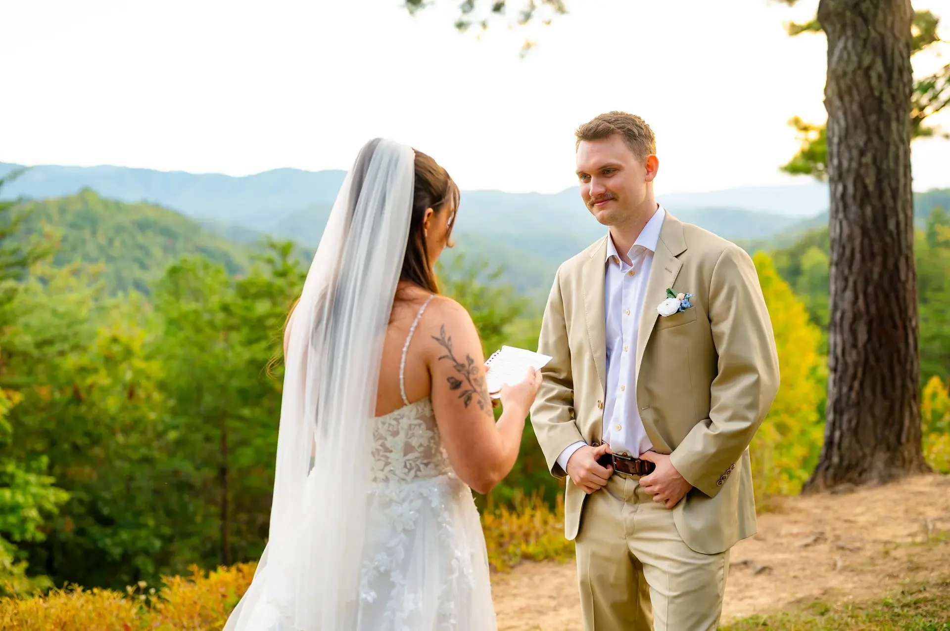 Foothills Parkway elopement photo
