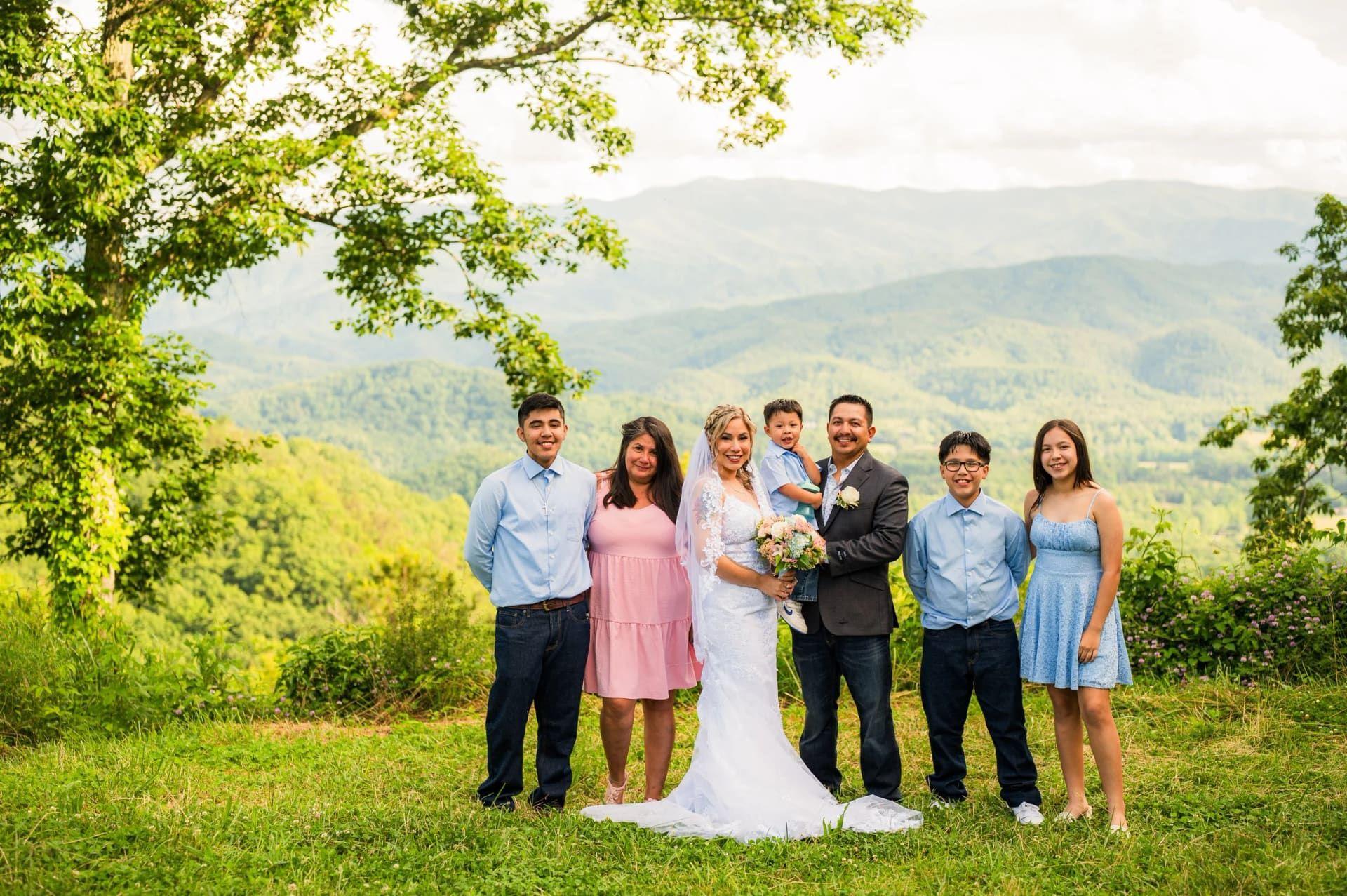 Foothills Parkway elopement photo