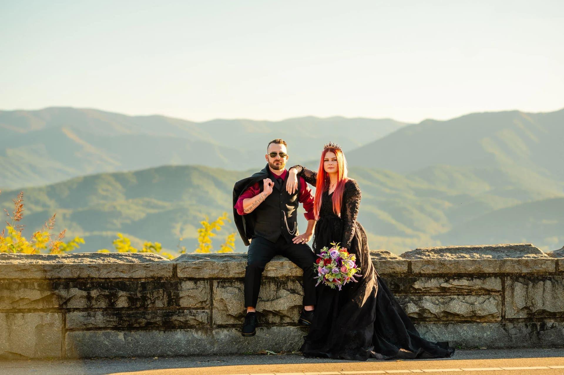 Foothills Parkway elopement photo
