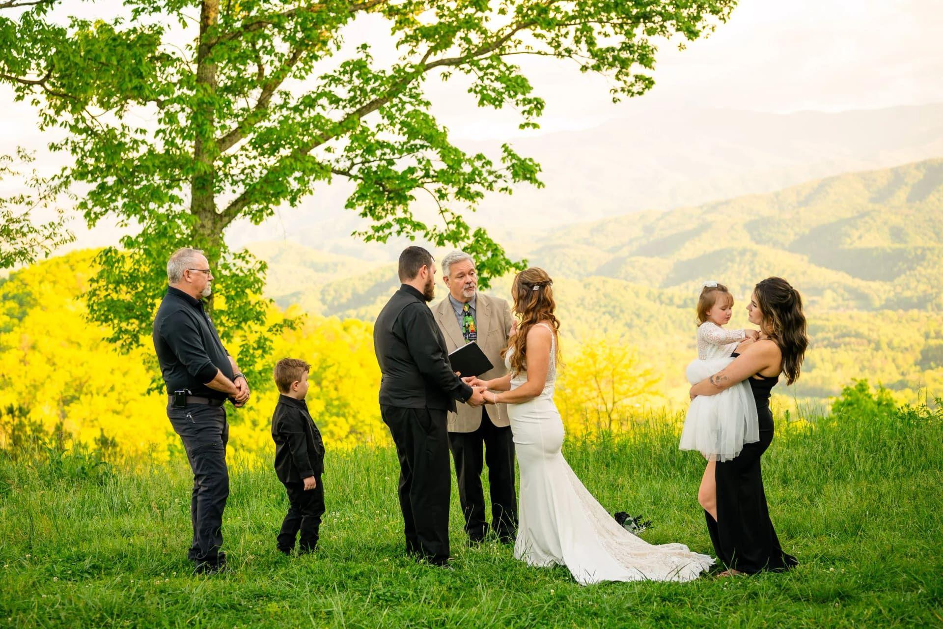 Foothills Parkway elopement photo