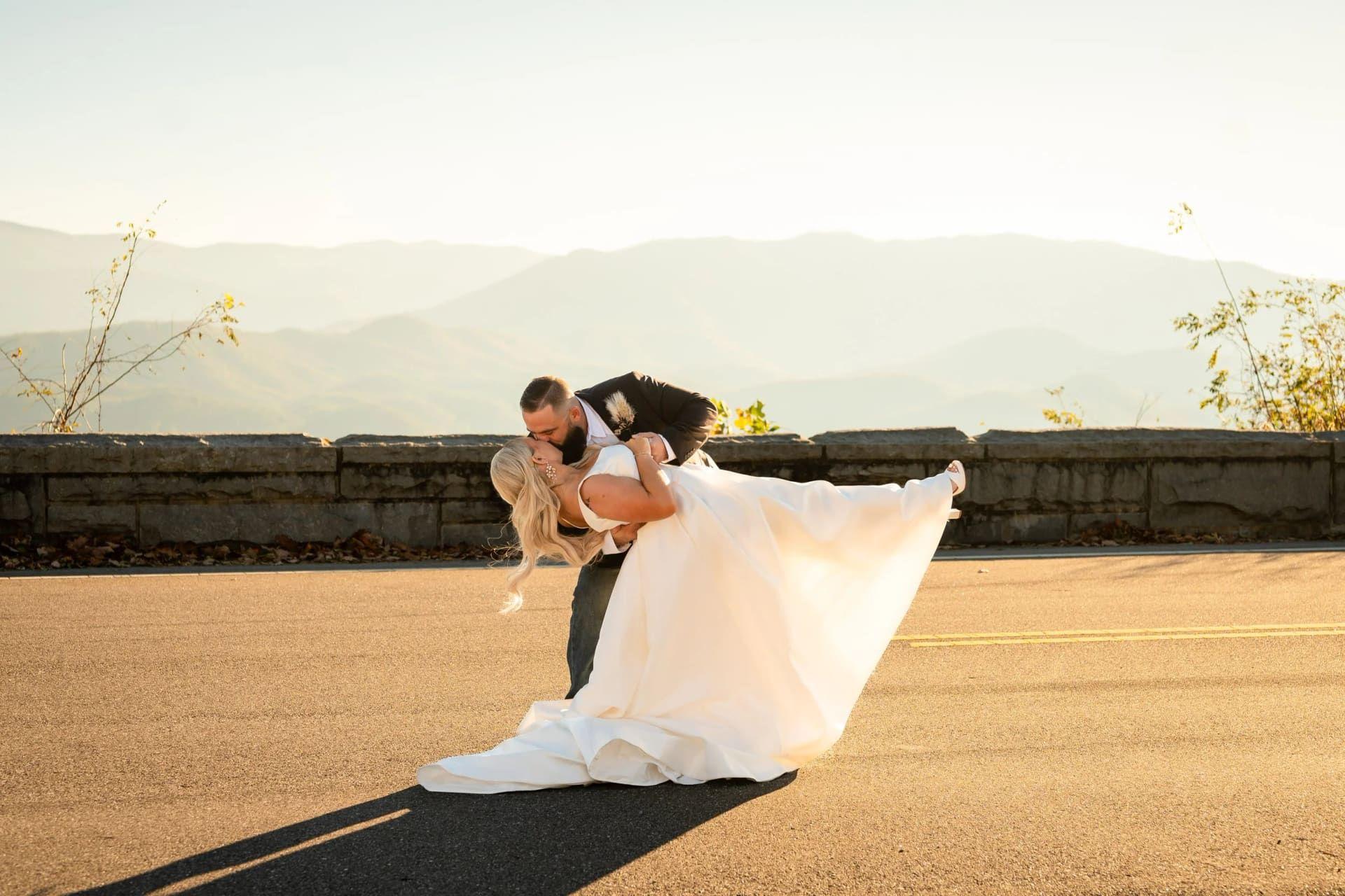 Foothills Parkway elopement photo