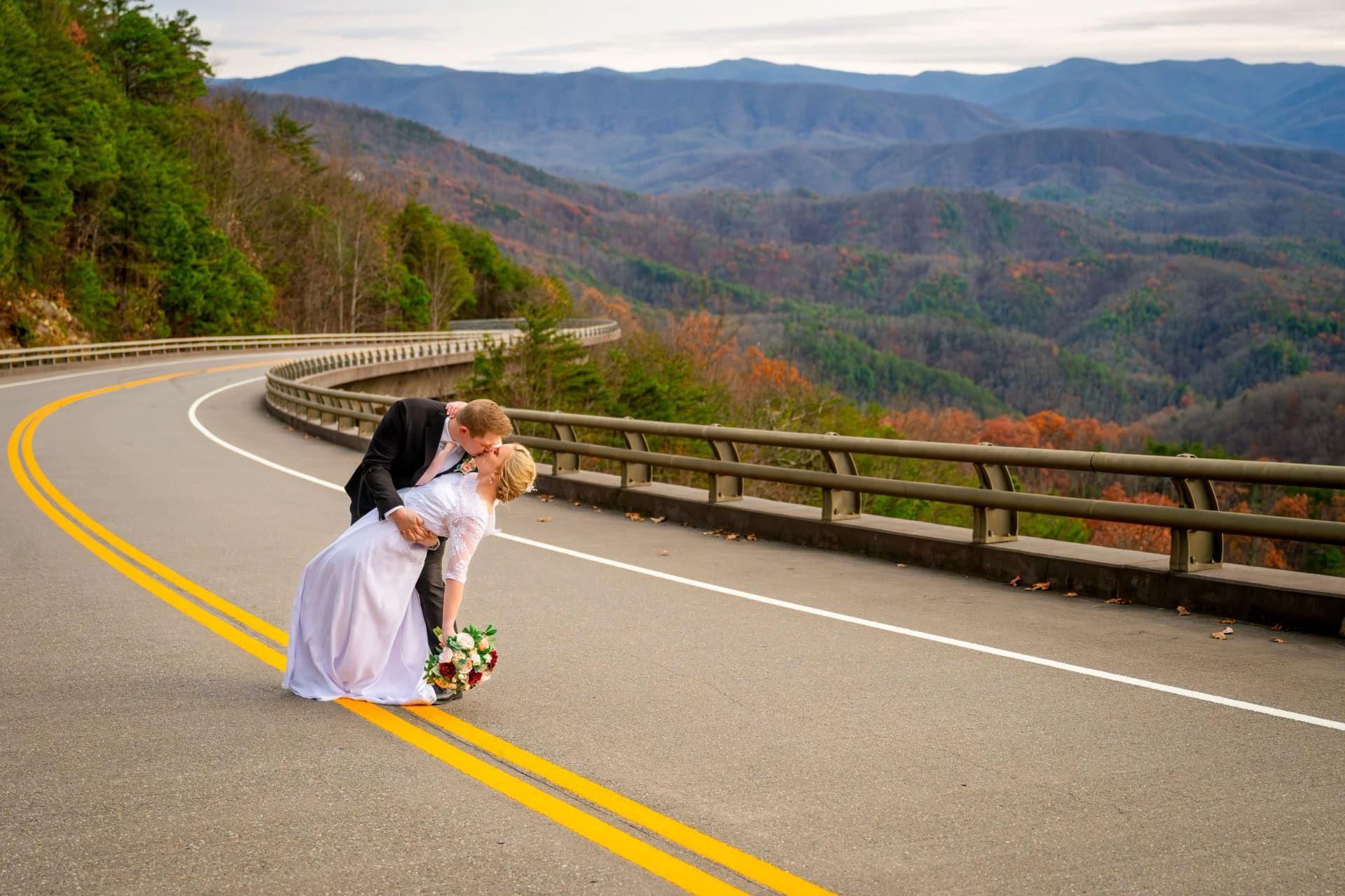 Foothills Parkway elopement photo