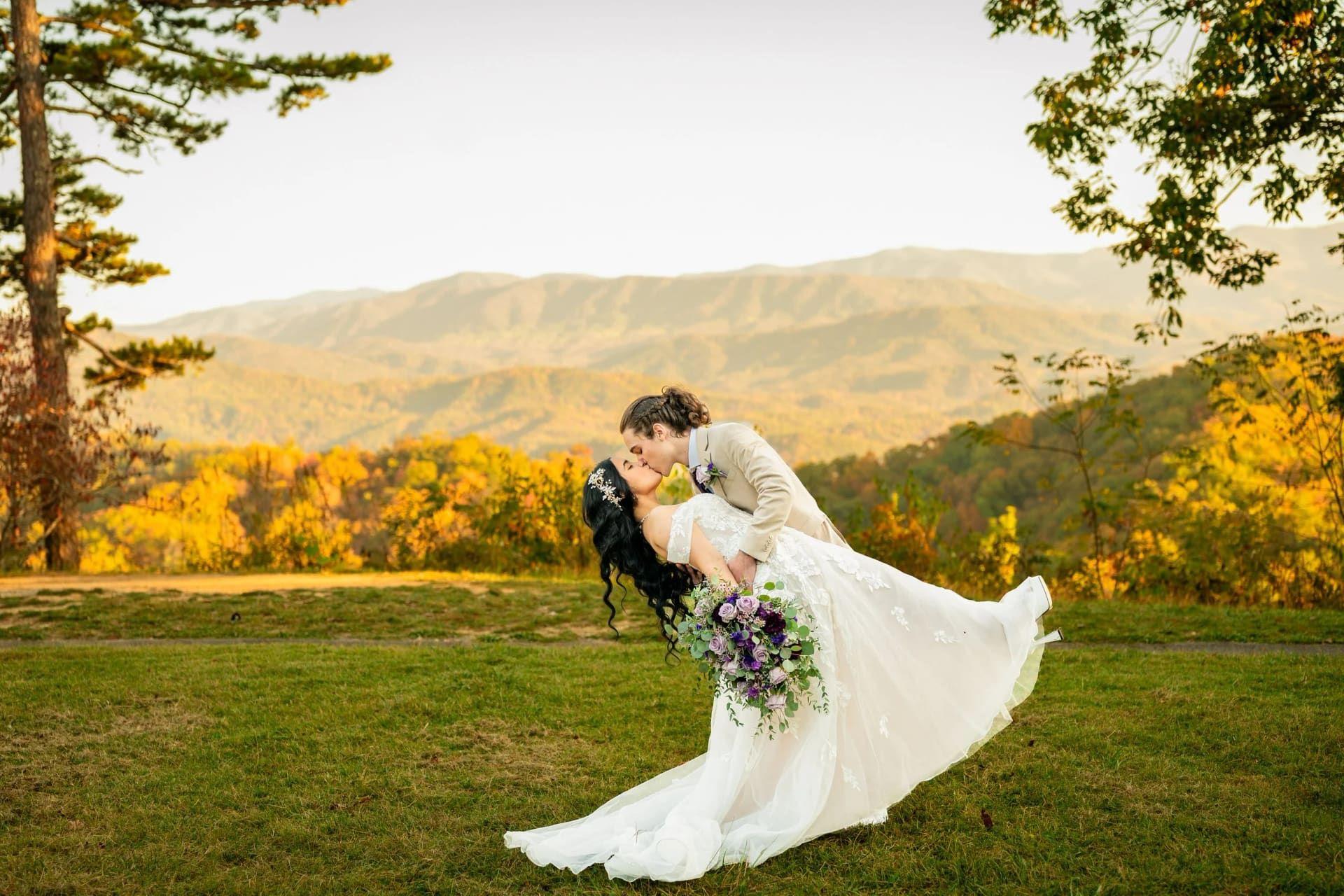 Foothills Parkway elopement photo