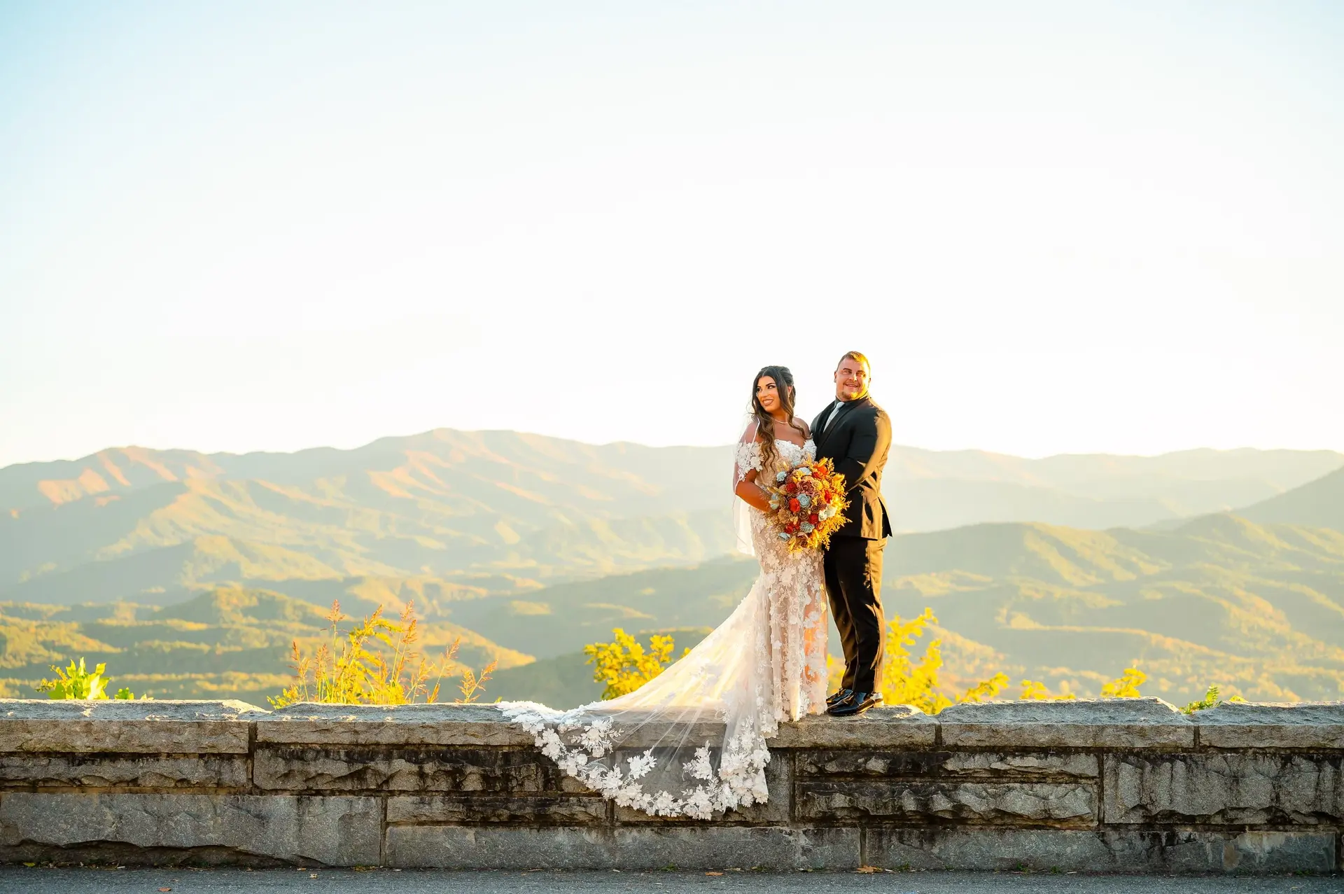 Foothills Parkway elopement photo