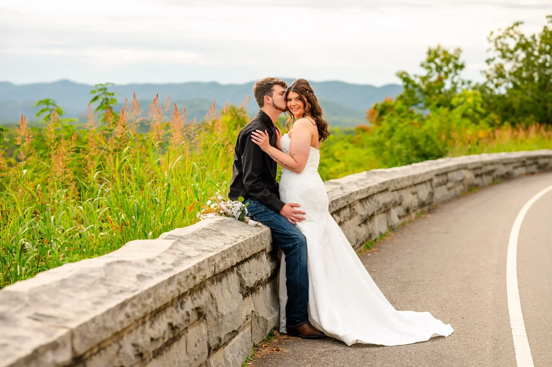 Foothills Parkway elopement photo