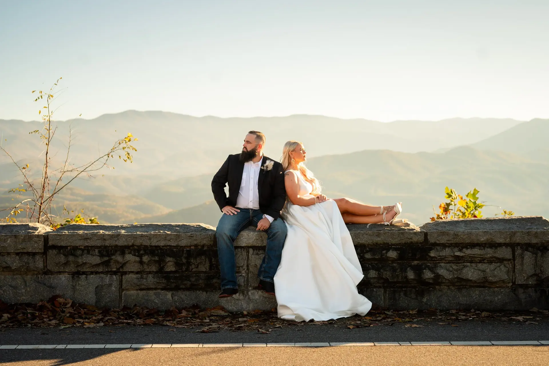 Foothills Parkway elopement photo