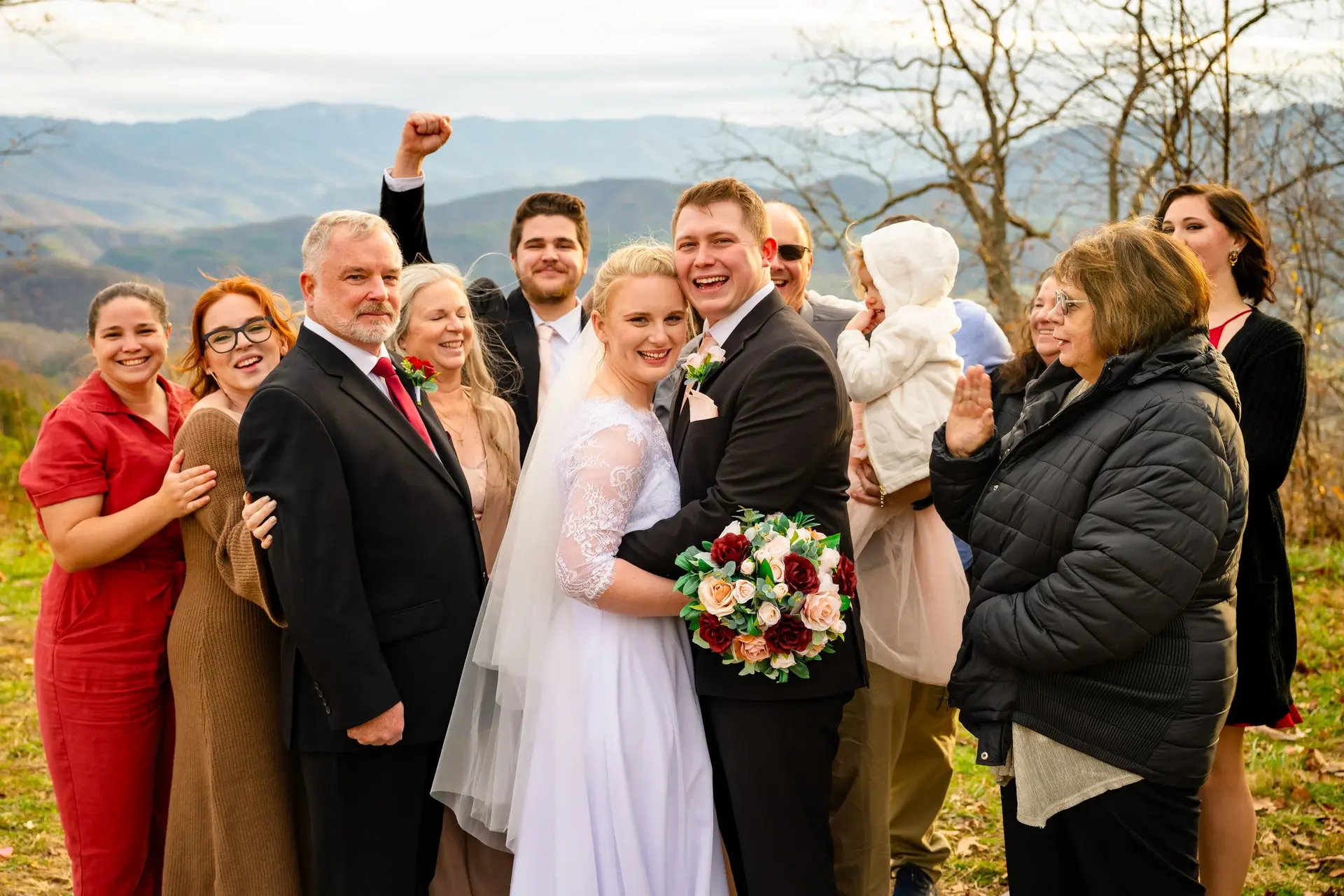 Foothills Parkway elopement photo