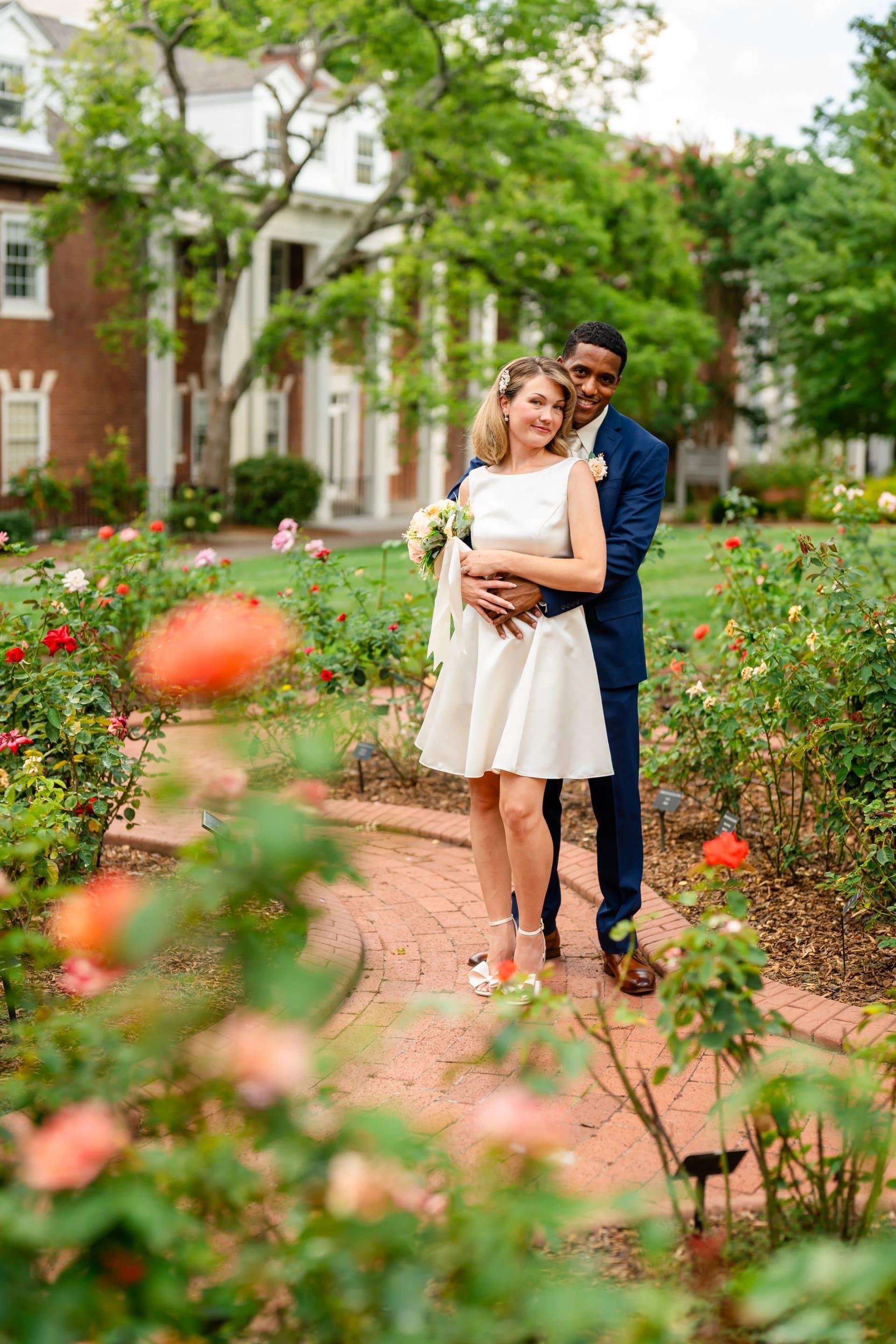 Belmont Mansion elopement photo