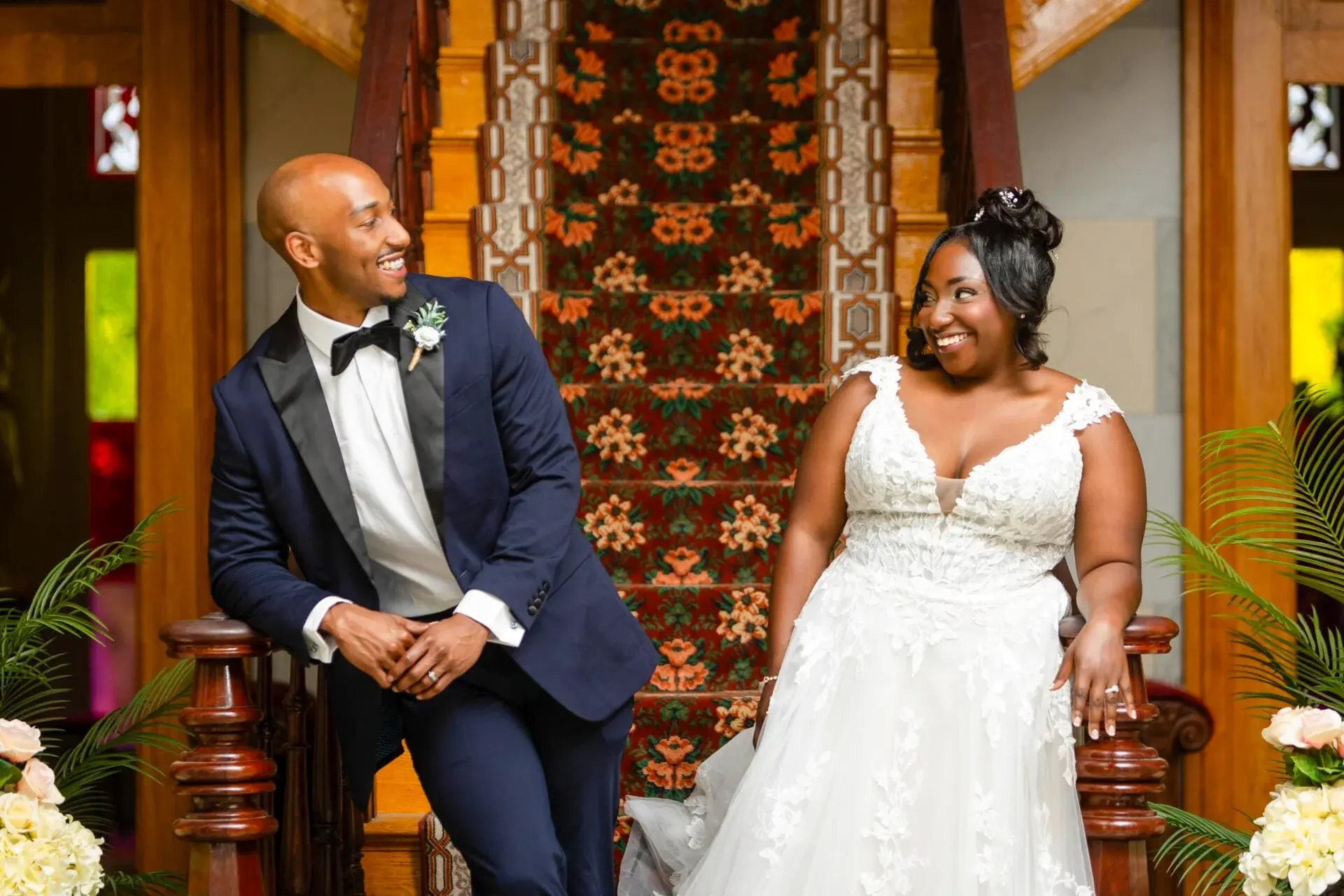 Belmont Mansion elopement photo