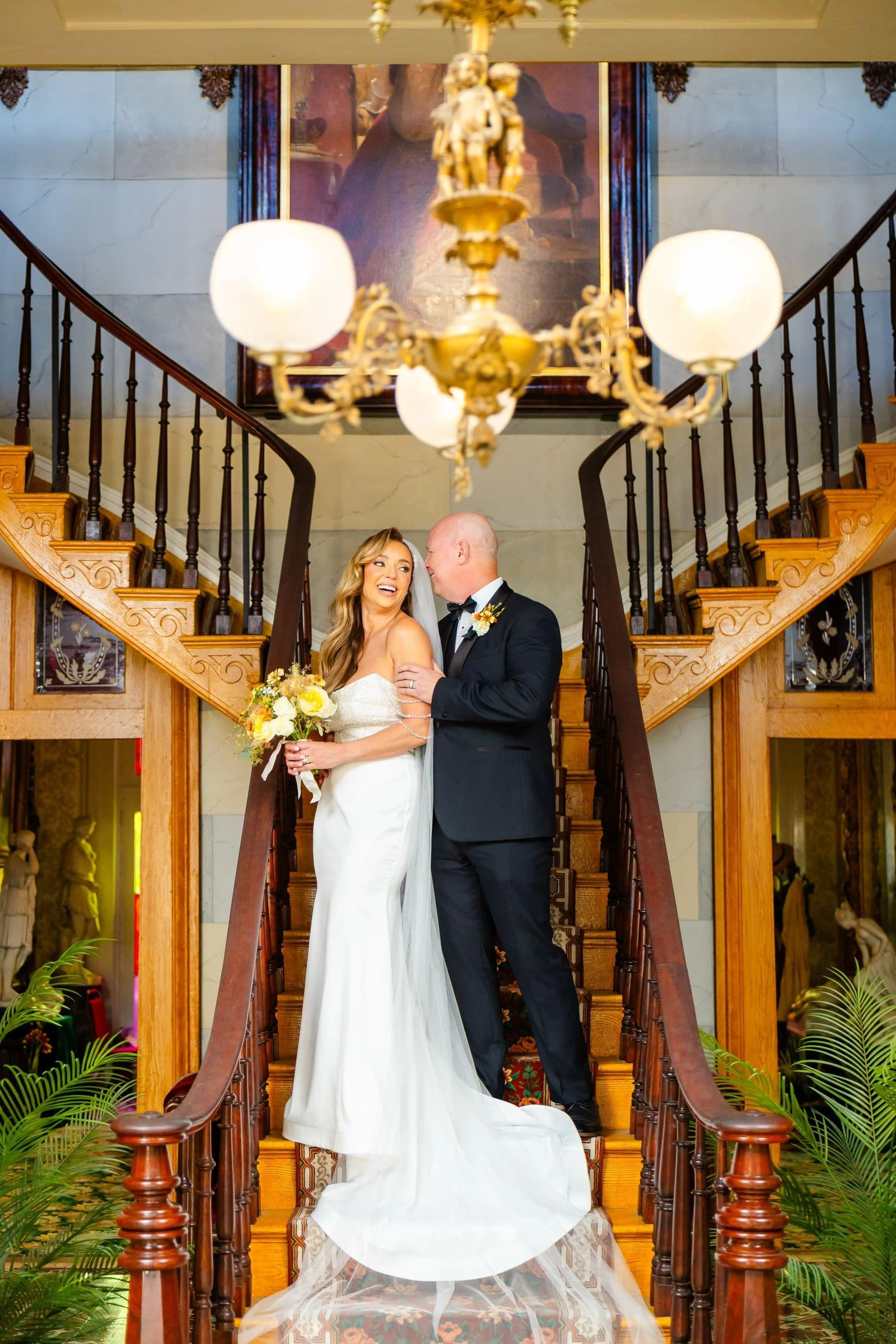 Belmont Mansion elopement photo