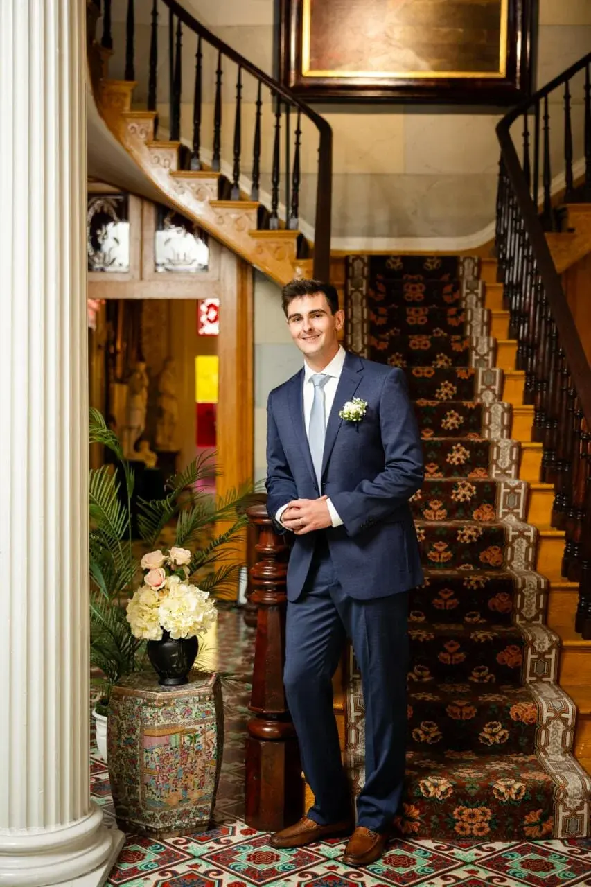 Belmont Mansion elopement photo