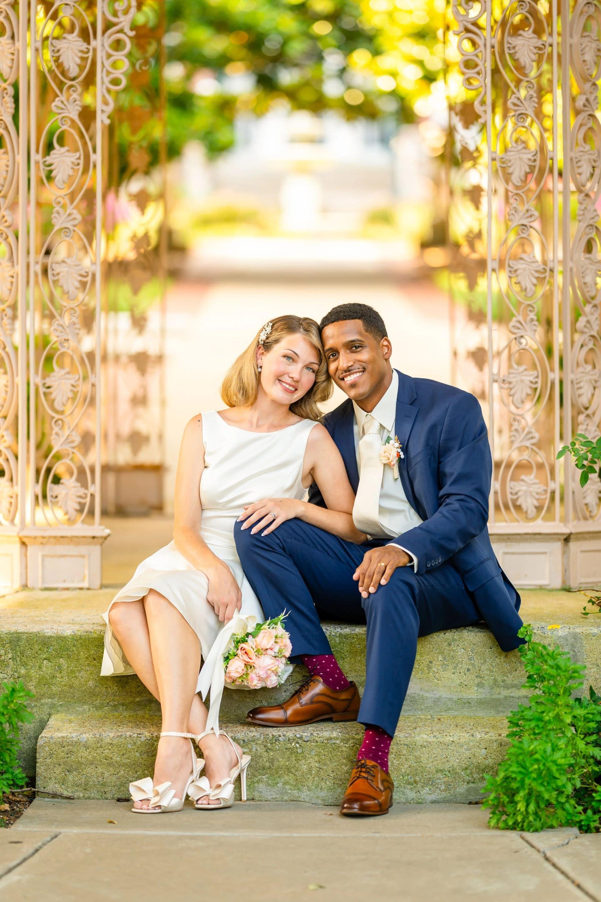 Belmont Mansion elopement photo