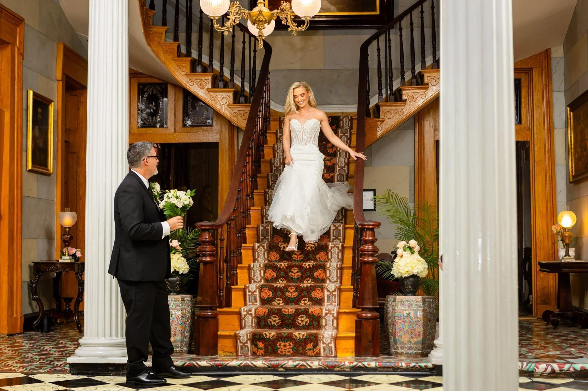 Belmont Mansion elopement photo