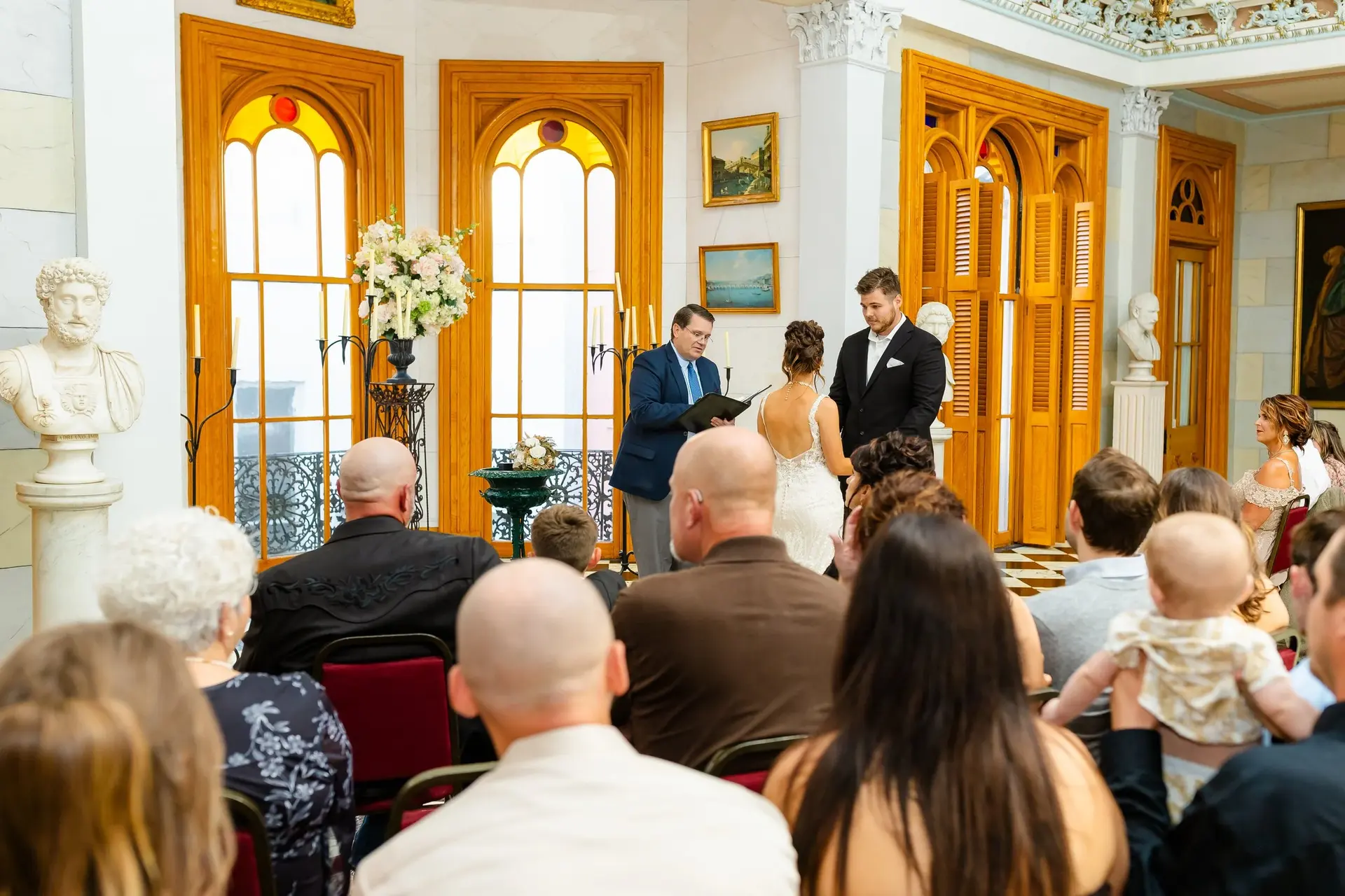 Belmont Mansion elopement photo