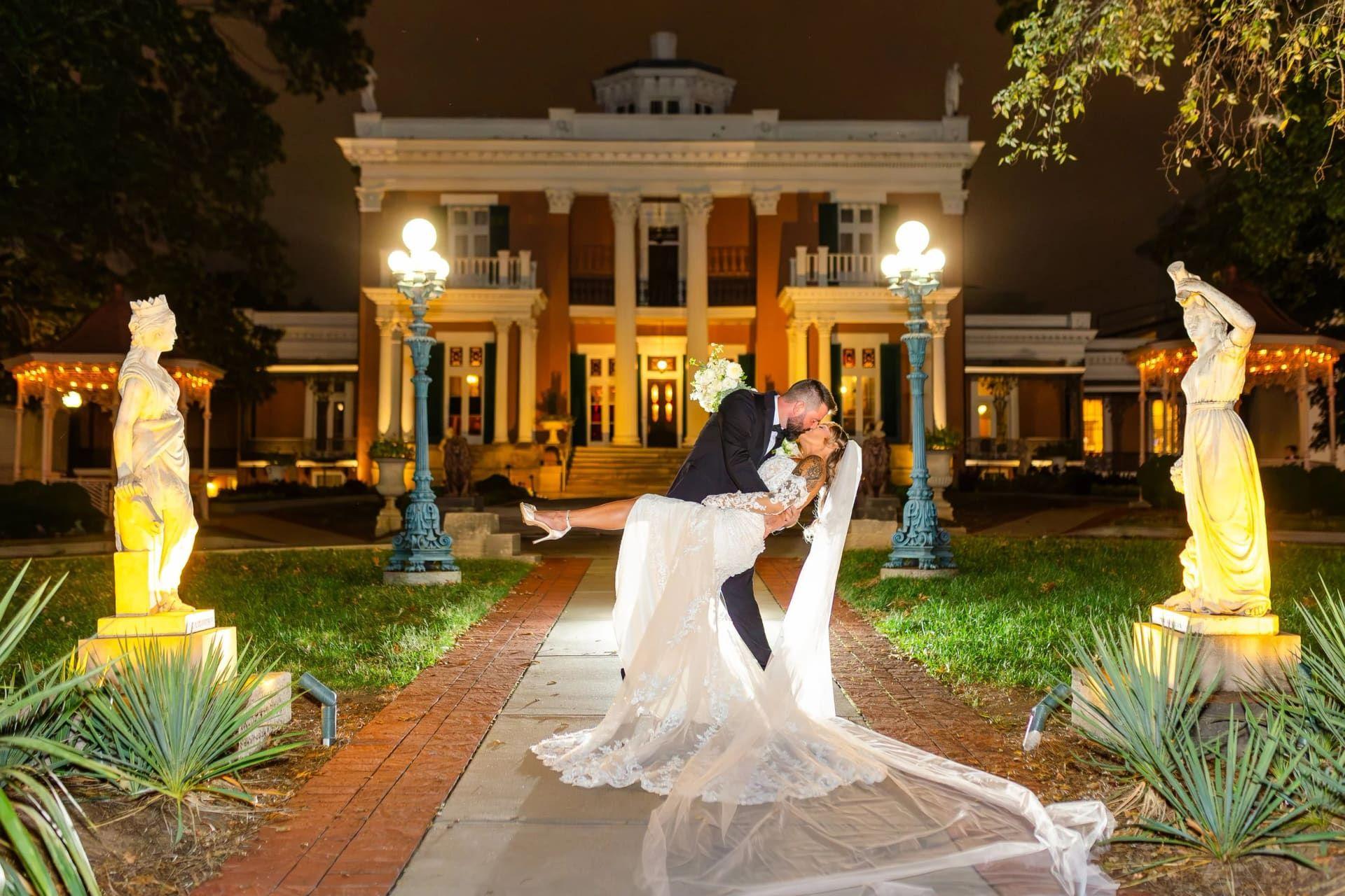 Belmont Mansion elopement photo