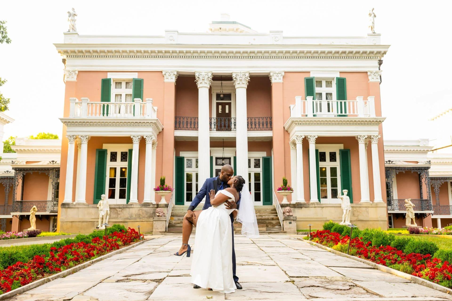 Belmont Mansion elopement photo