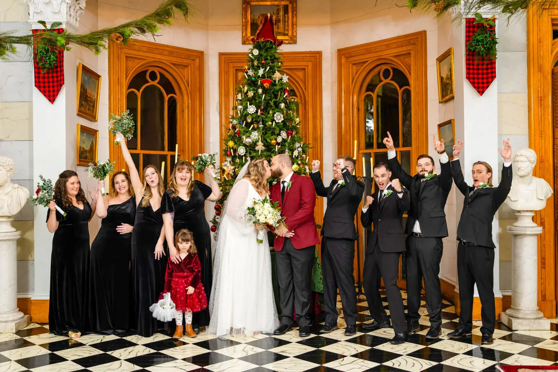 Belmont Mansion elopement photo