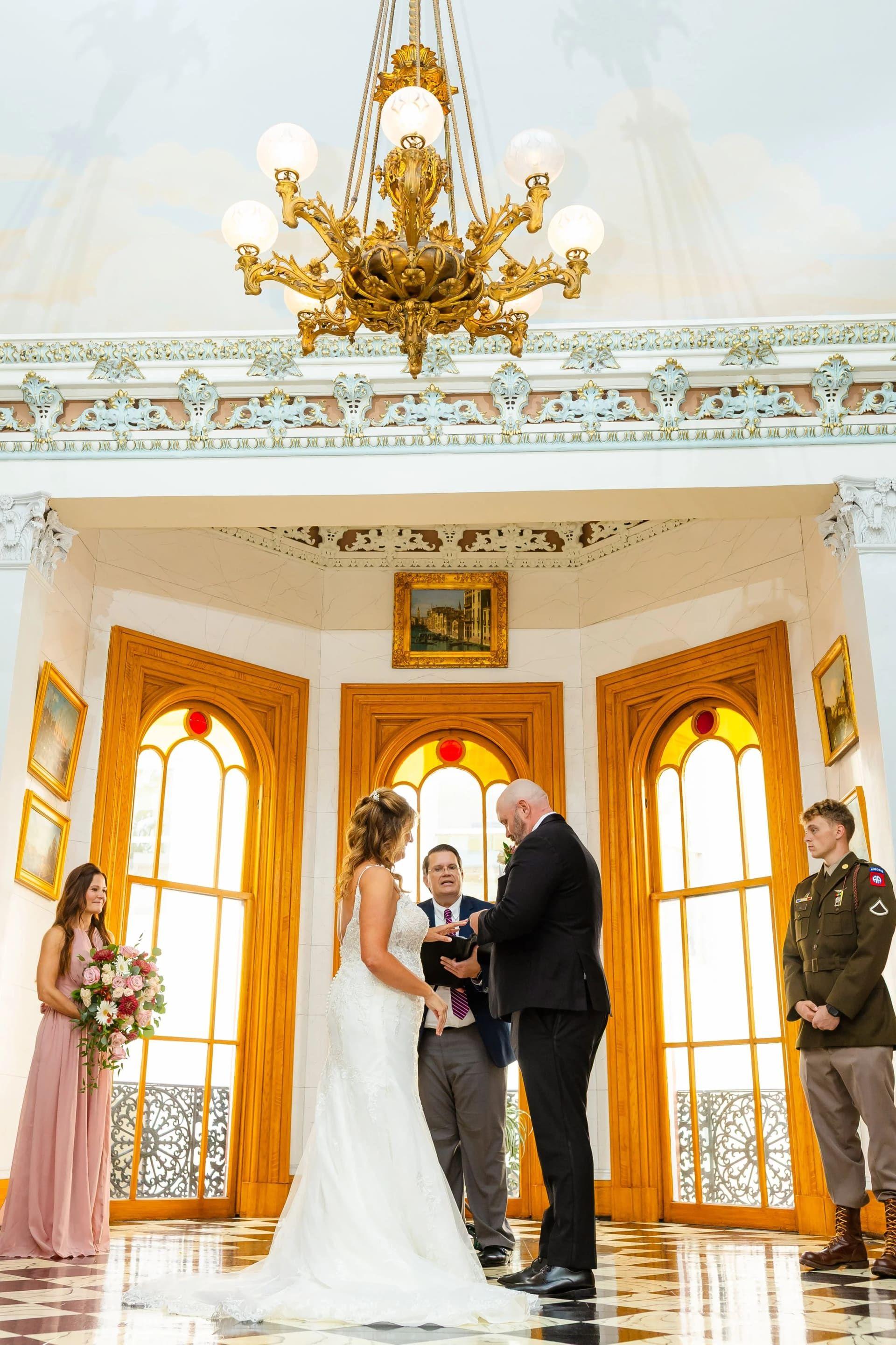 Belmont Mansion elopement photo
