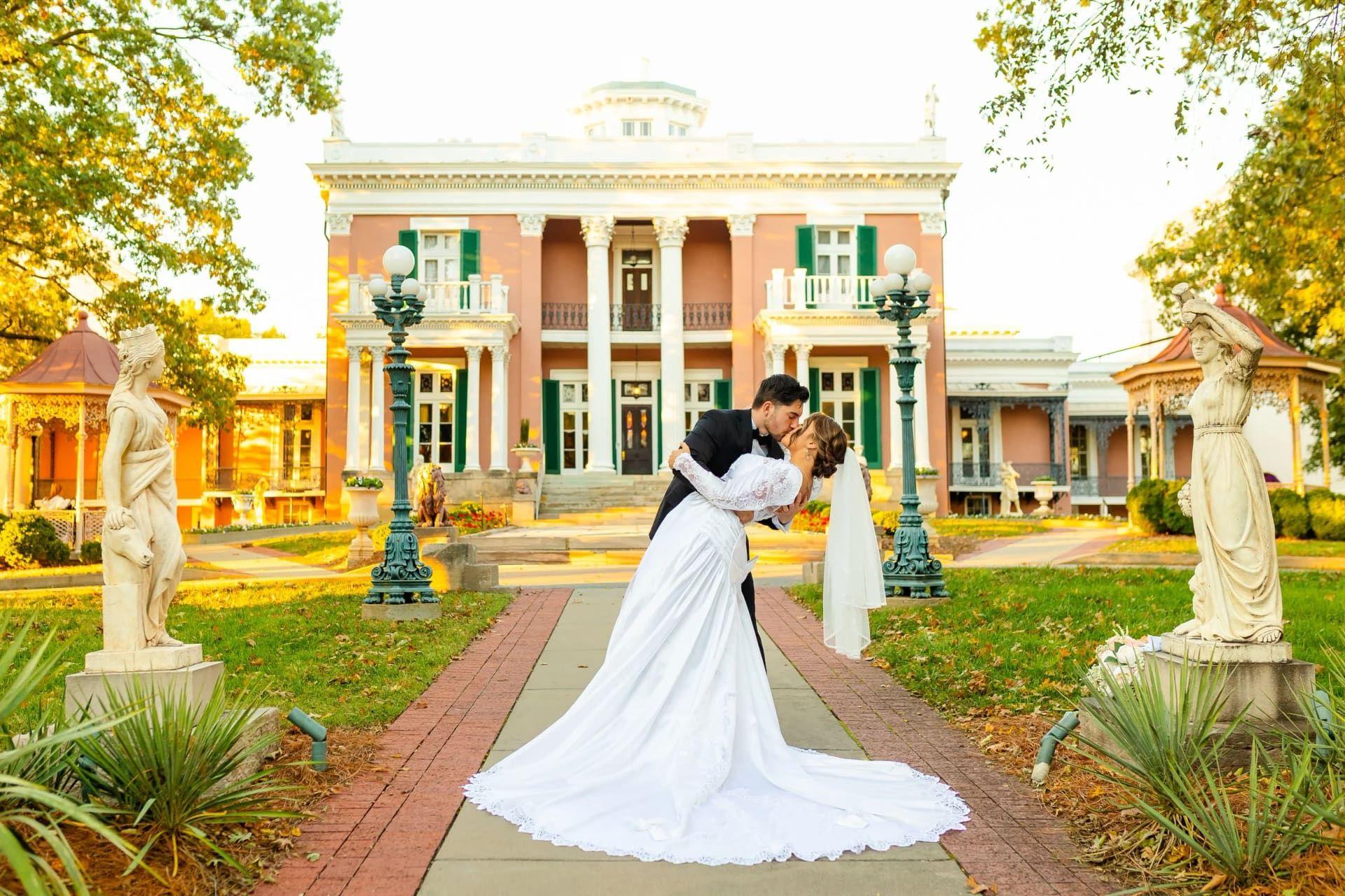 Belmont Mansion elopement photo
