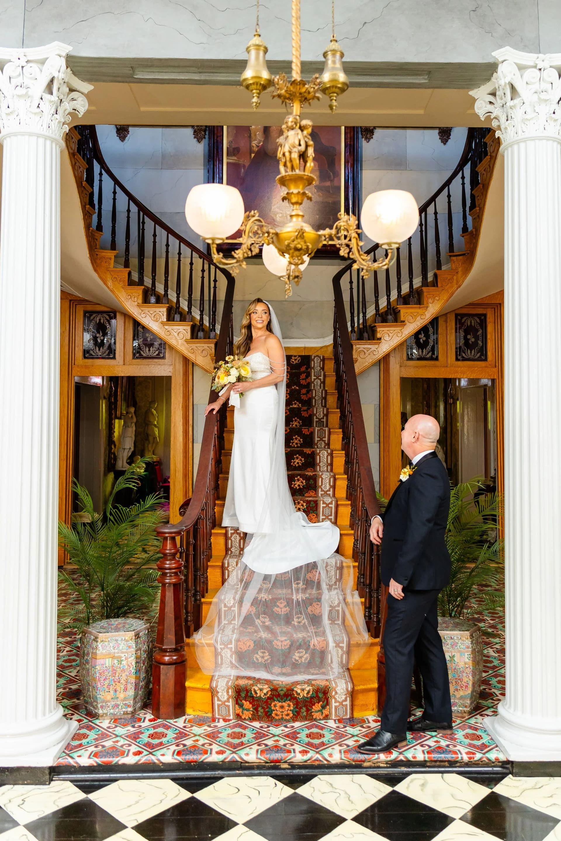 Belmont Mansion elopement photo