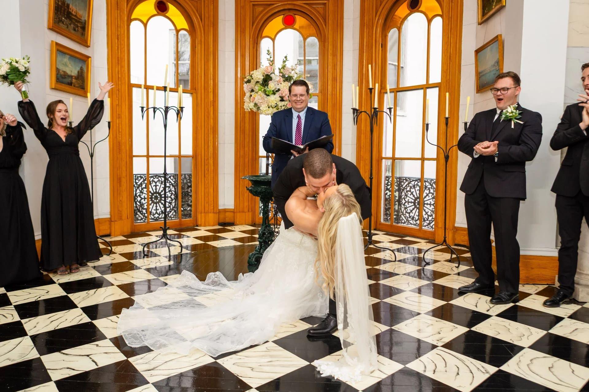 Belmont Mansion elopement photo