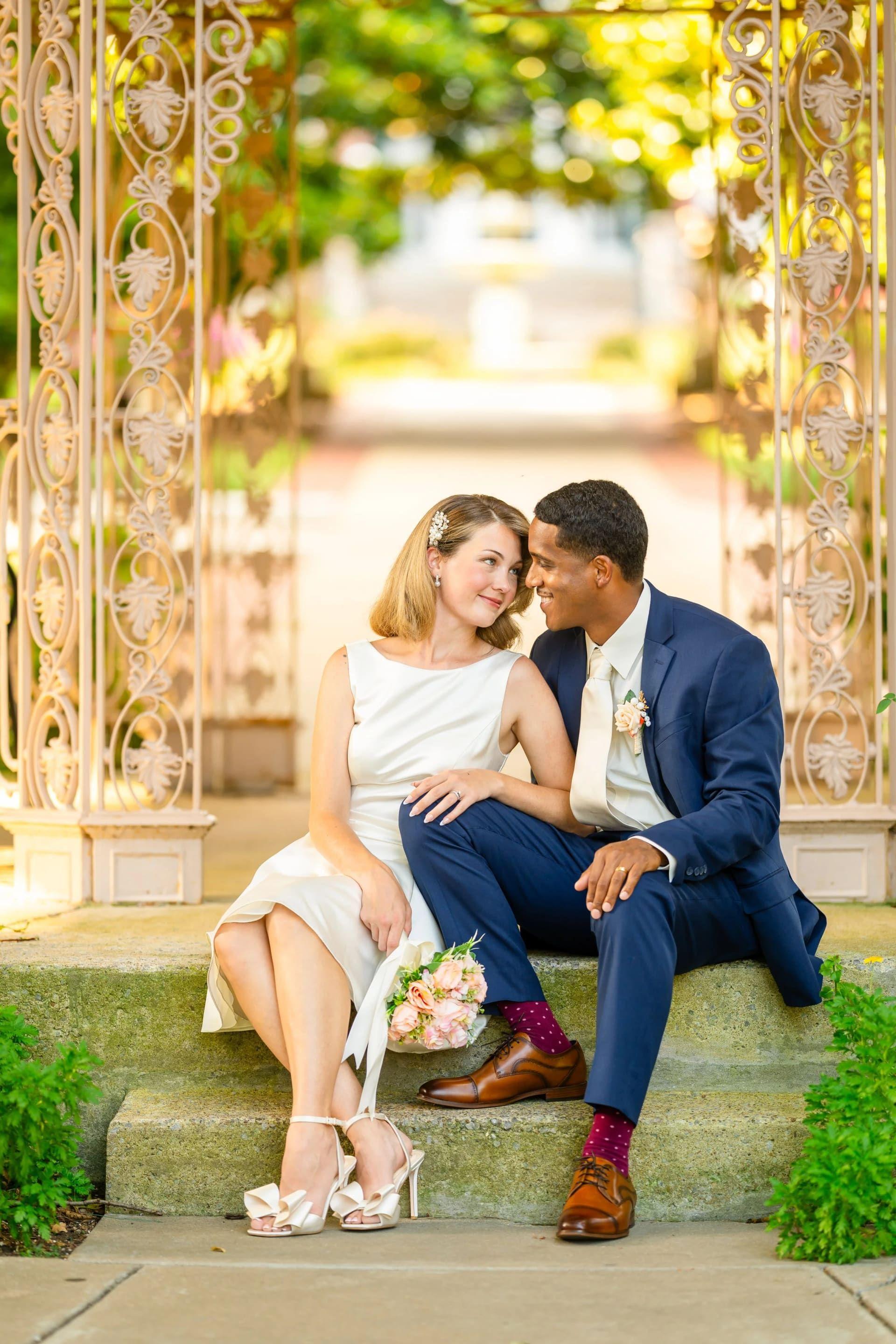 Belmont Mansion elopement photo