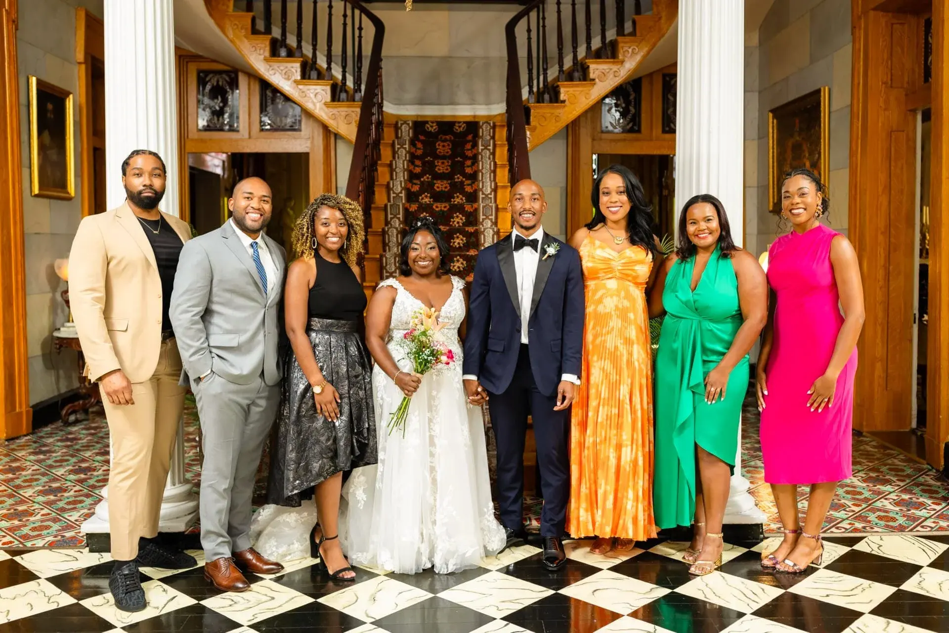 Belmont Mansion elopement photo