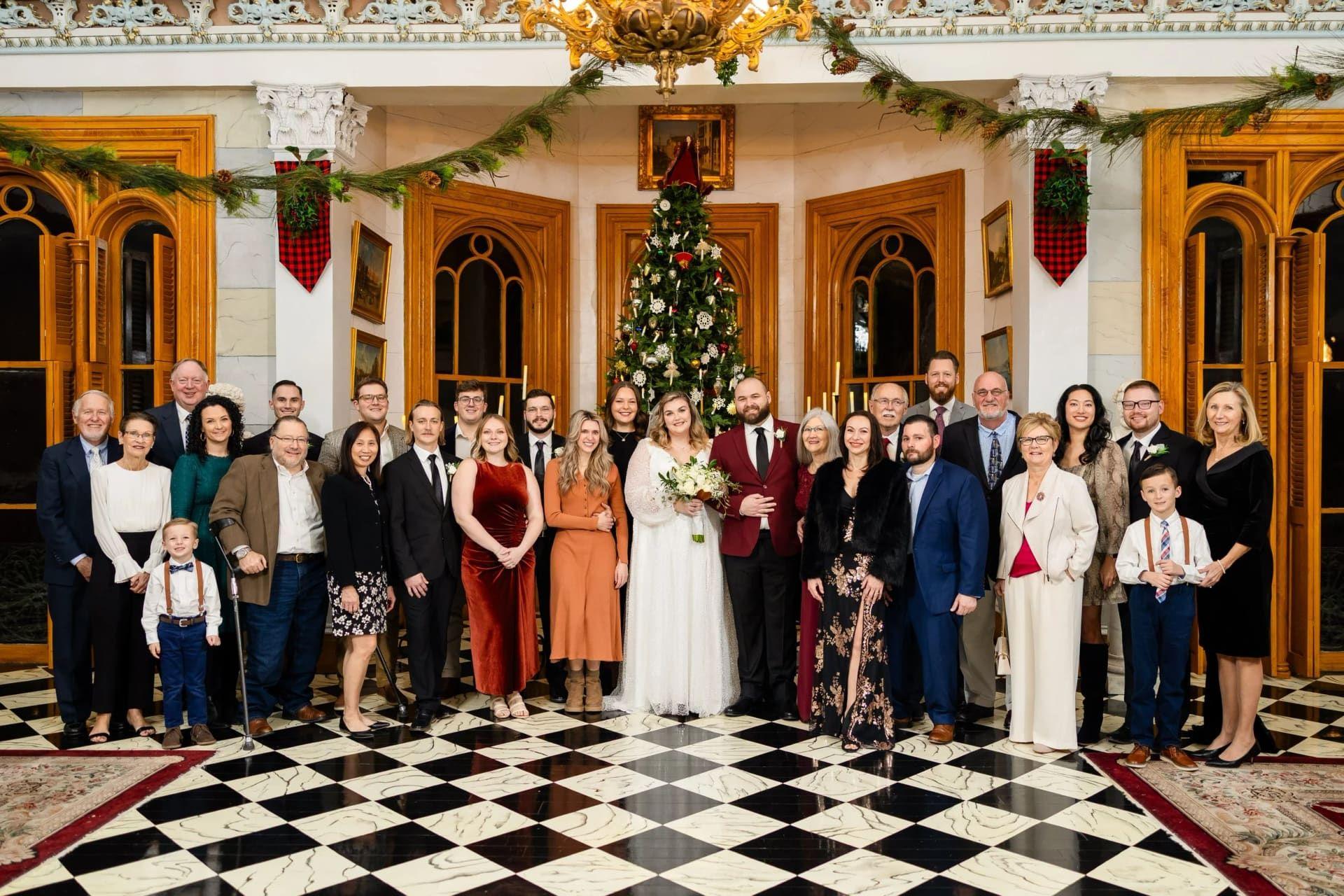 Belmont Mansion elopement photo
