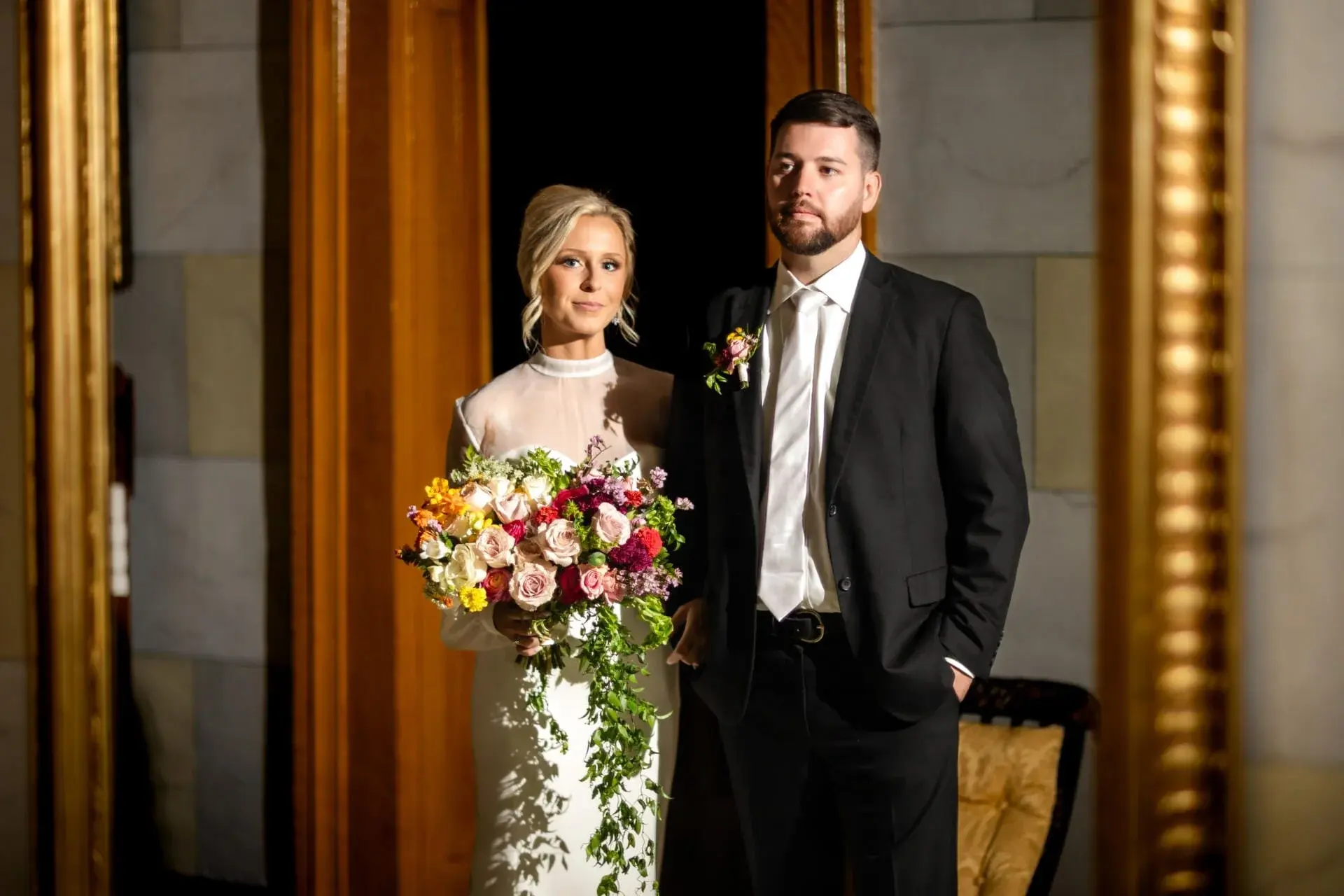 Belmont Mansion elopement photo