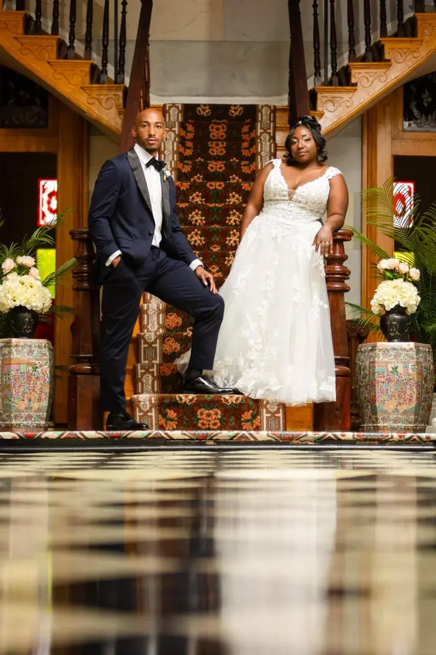 Belmont Mansion elopement photo