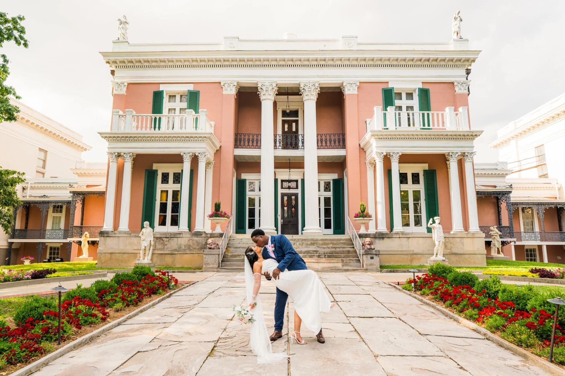 Belmont Mansion elopement photo